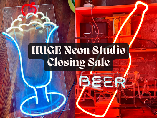 Huge Neon Studio Closing Sale happening in Crockett California