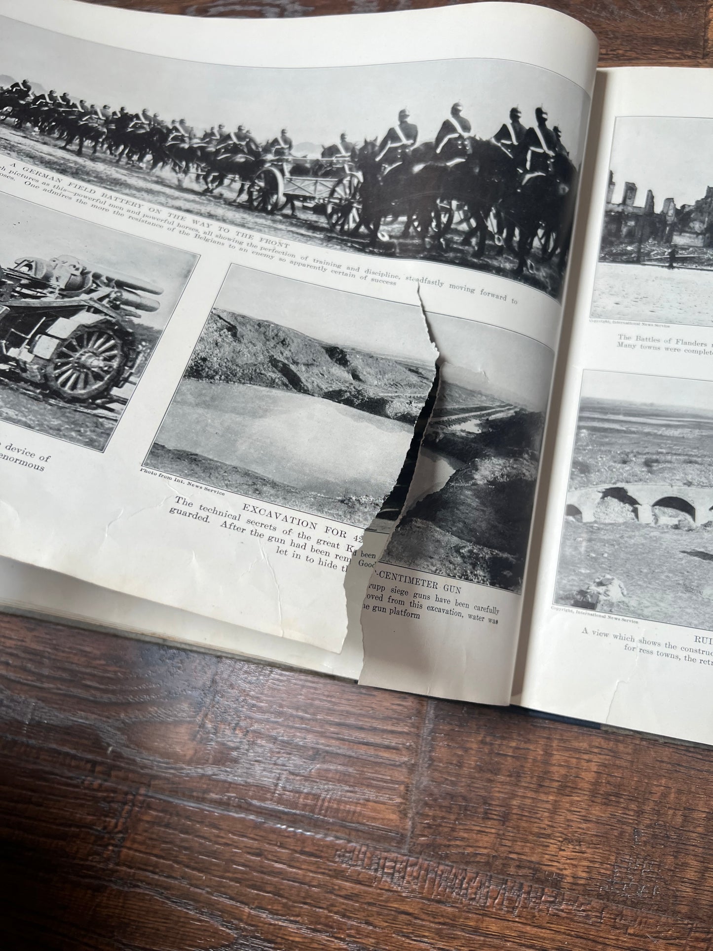 Antique Book - Collier’s Photographic History of the European War - 1915
