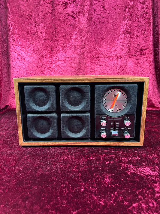 Vintage Electronics - AM / FM Tube Radio - GR-1085 Wood Grain - Heathkit - 1975