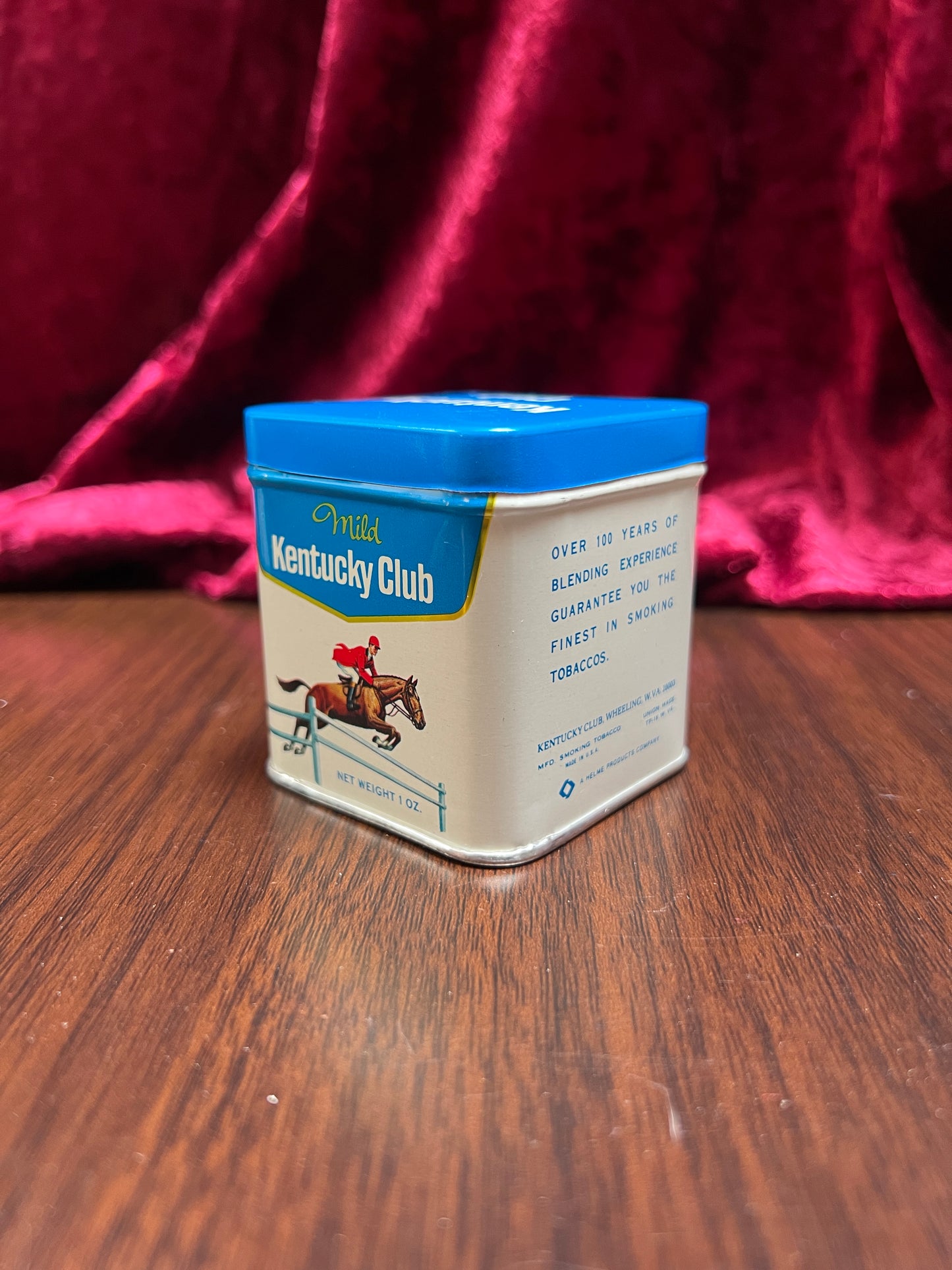 Vintage Advertisement - Tobacco Tin - Kentucky Club Mild - 1 Ounce