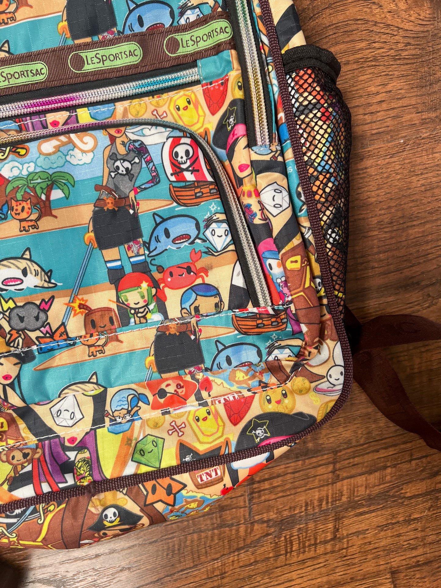 Tokidoki X Lesportsac Backpack - Mama Mia Luna Pirata