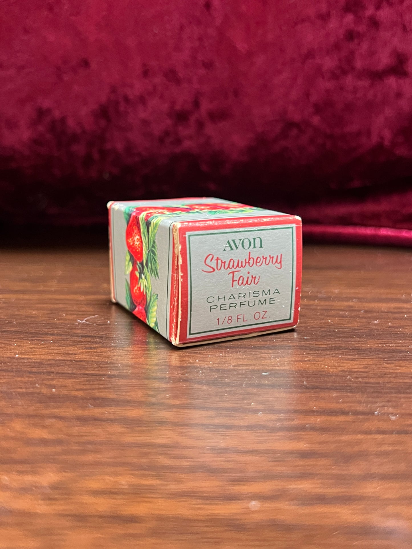Vintage Perfume Bottle - Strawberry Fair Charisma - Avon