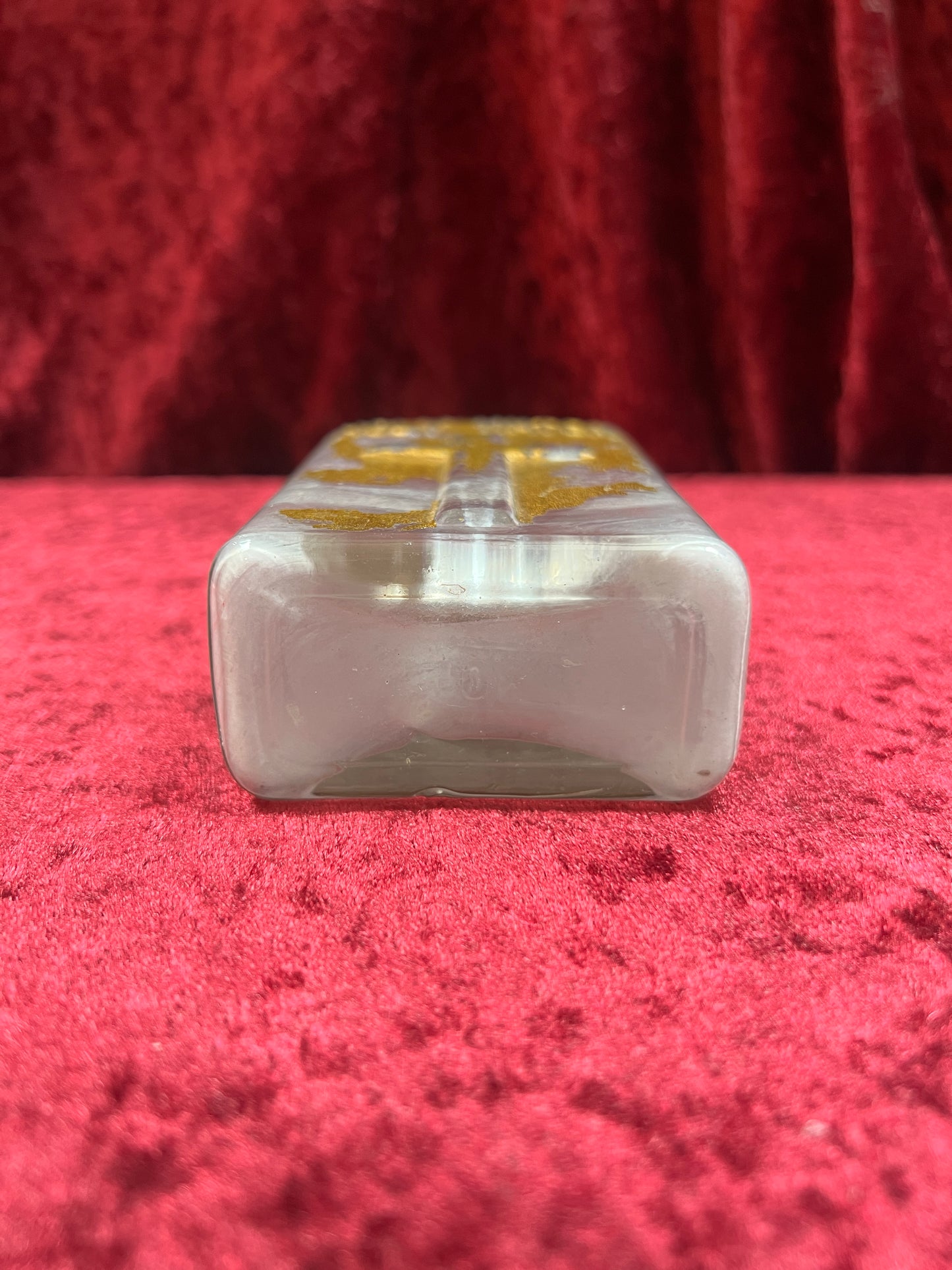 Vintage Religio - Antique Holy Water Bottle - 6.25"