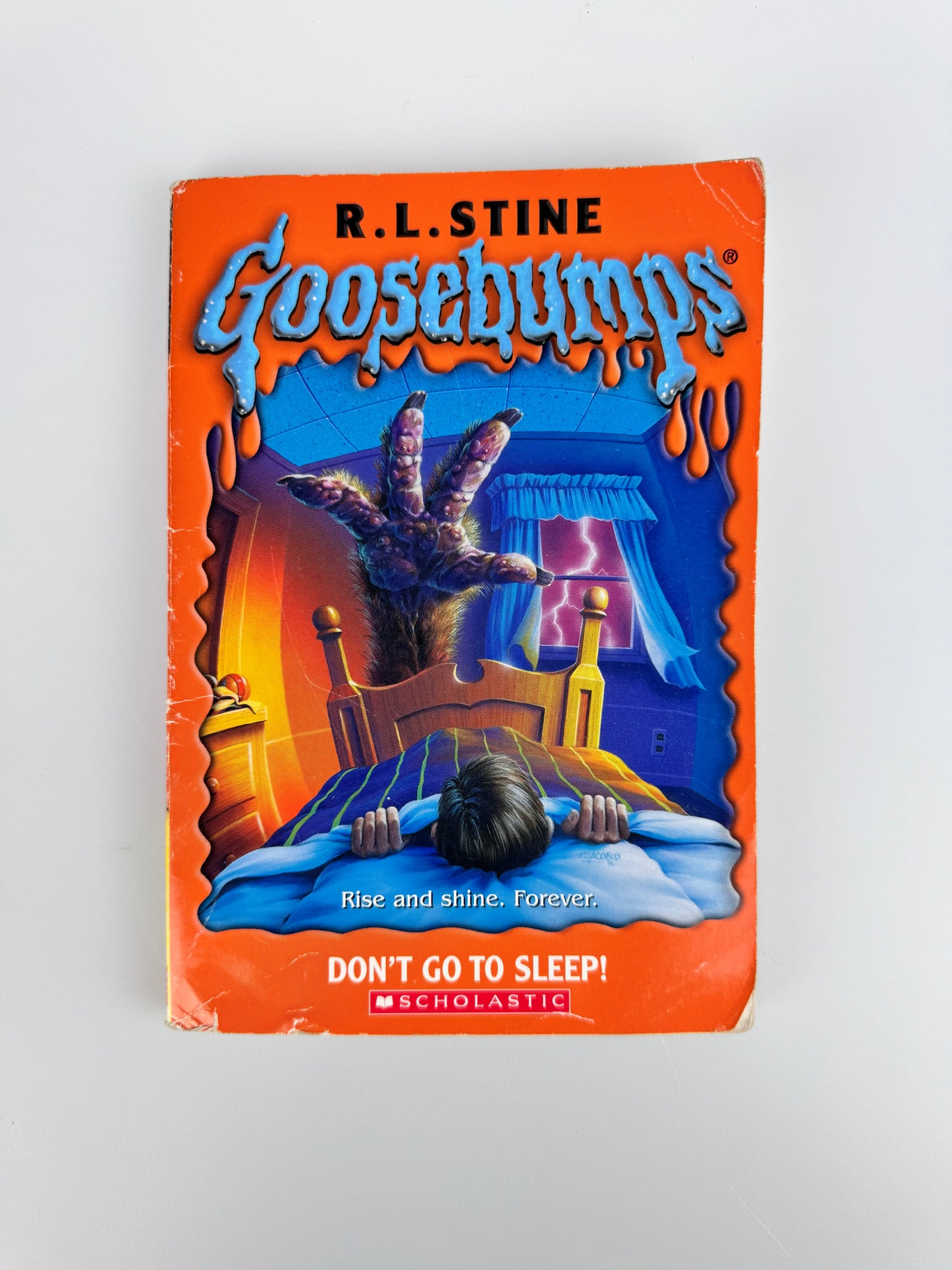 Vintage Horror Paperback - Goosebumps Don't Go To Sleep & Vampire Breath - Set of 2 - R.L. Stine