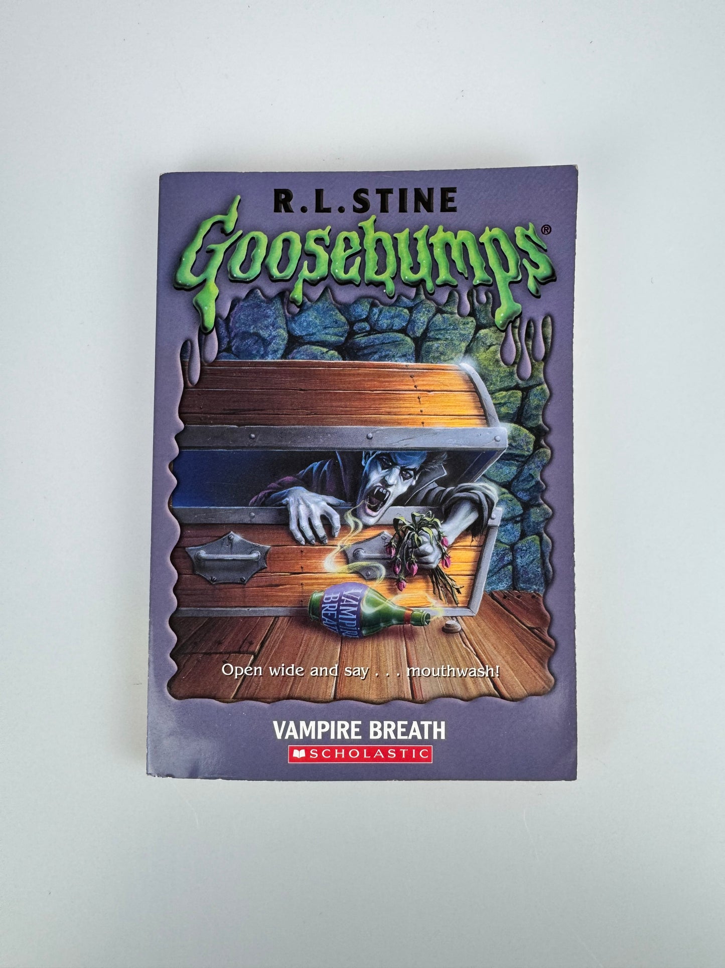 Vintage Horror Paperback - Goosebumps Don't Go To Sleep & Vampire Breath - Set of 2 - R.L. Stine