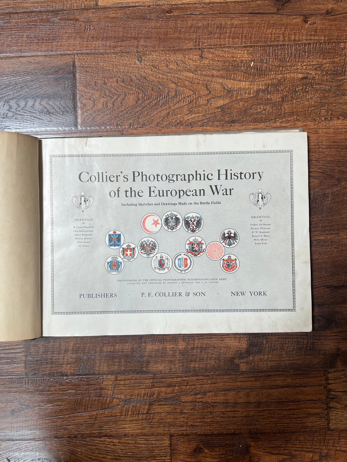 Antique Book - Collier’s Photographic History of the European War - 1915