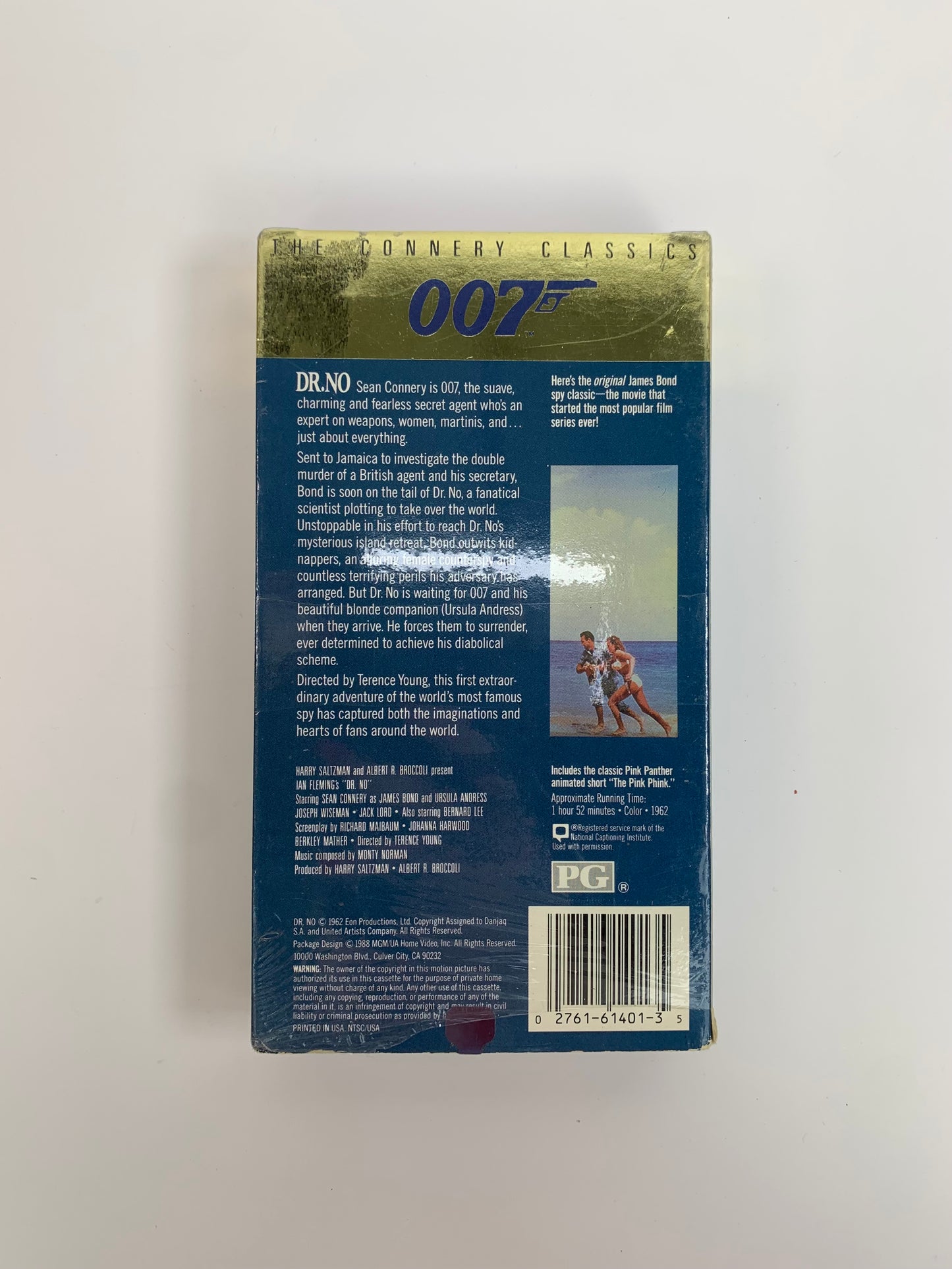 VHS - Dr. No James Bond 007 - 1962