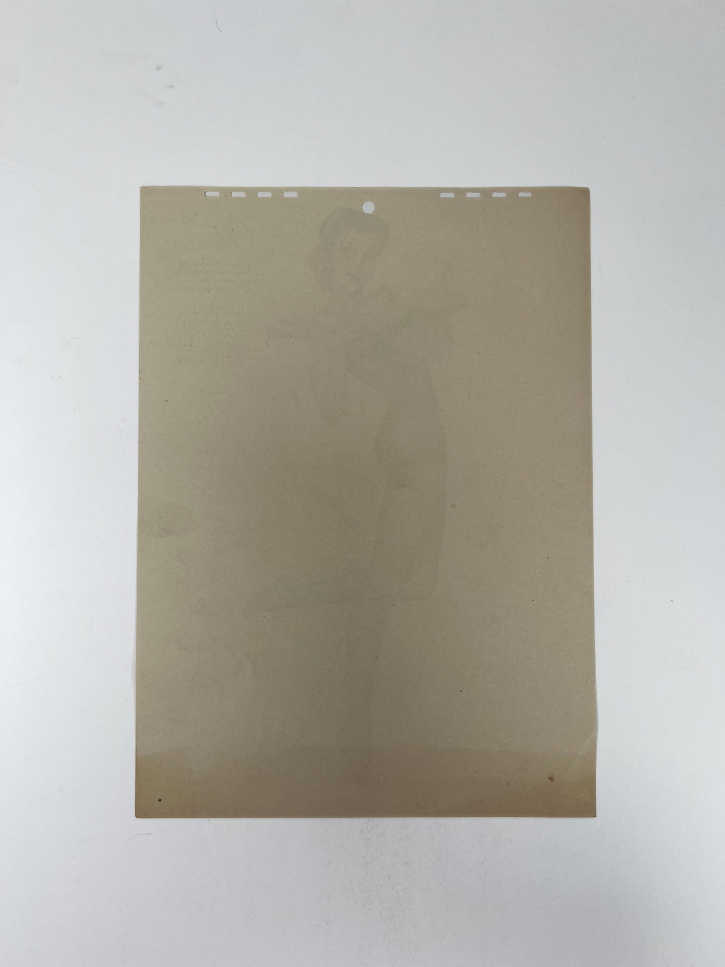 Vintage Ephemera - Esquire Pin Up Calendar Page - November 1946 - Alberto Vargas