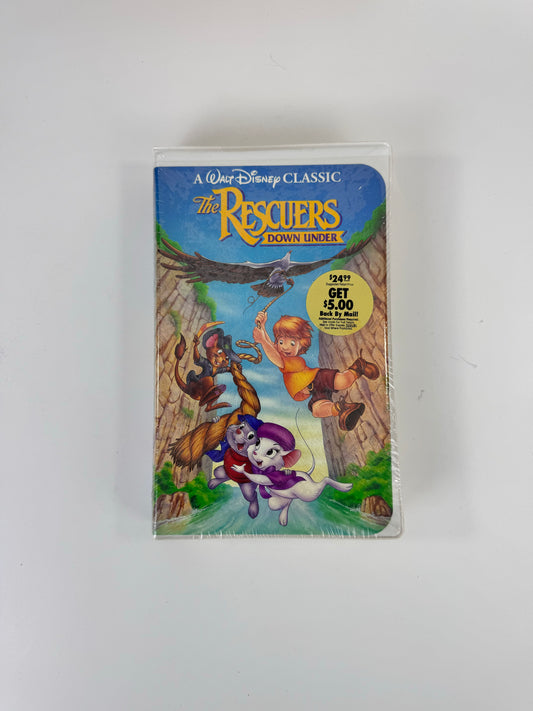 VHS - Disney The Rescuers Down Under - 1990 - Sealed