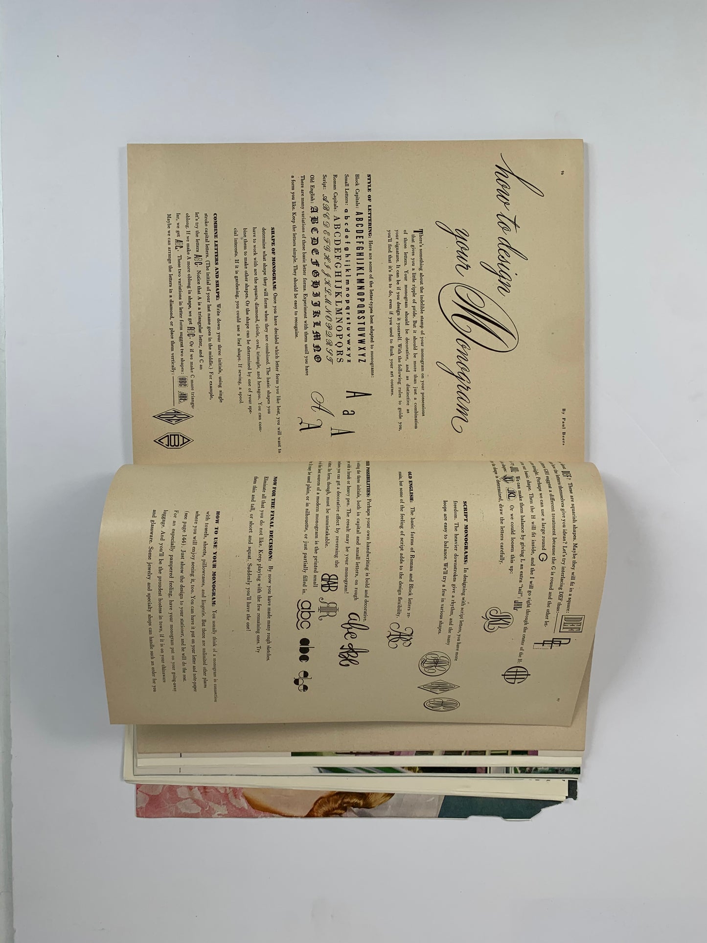 Vintage Ephemera - House Beautiful's Guide for the Bride - Fall and Winter 1946 / 1947