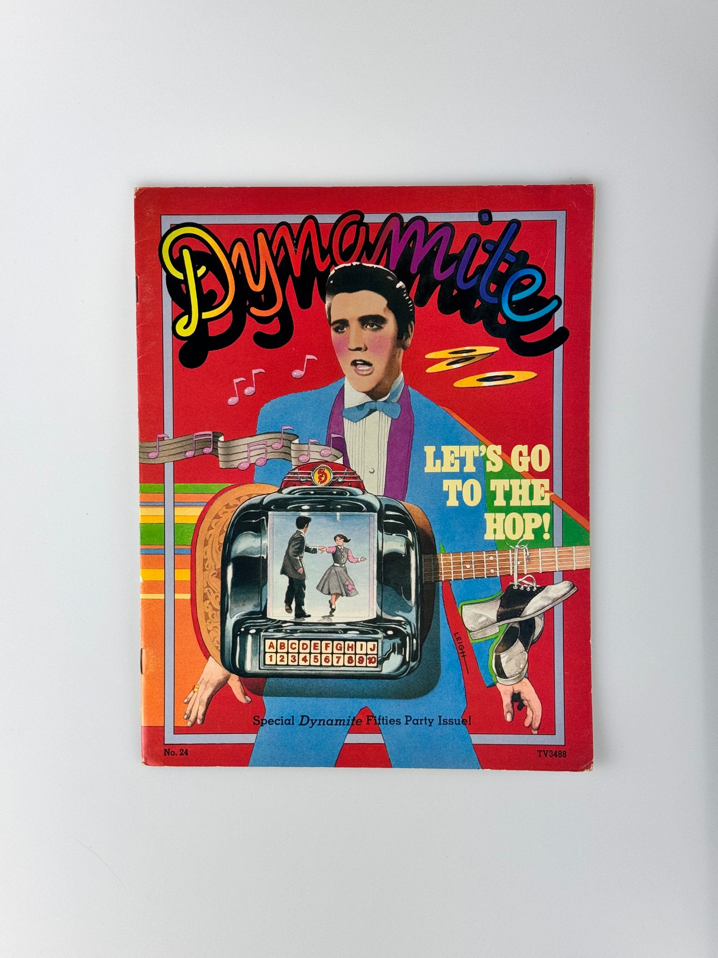 Dynamite Magazine - No. 24 "Let's Go To The Hop" - June 1976