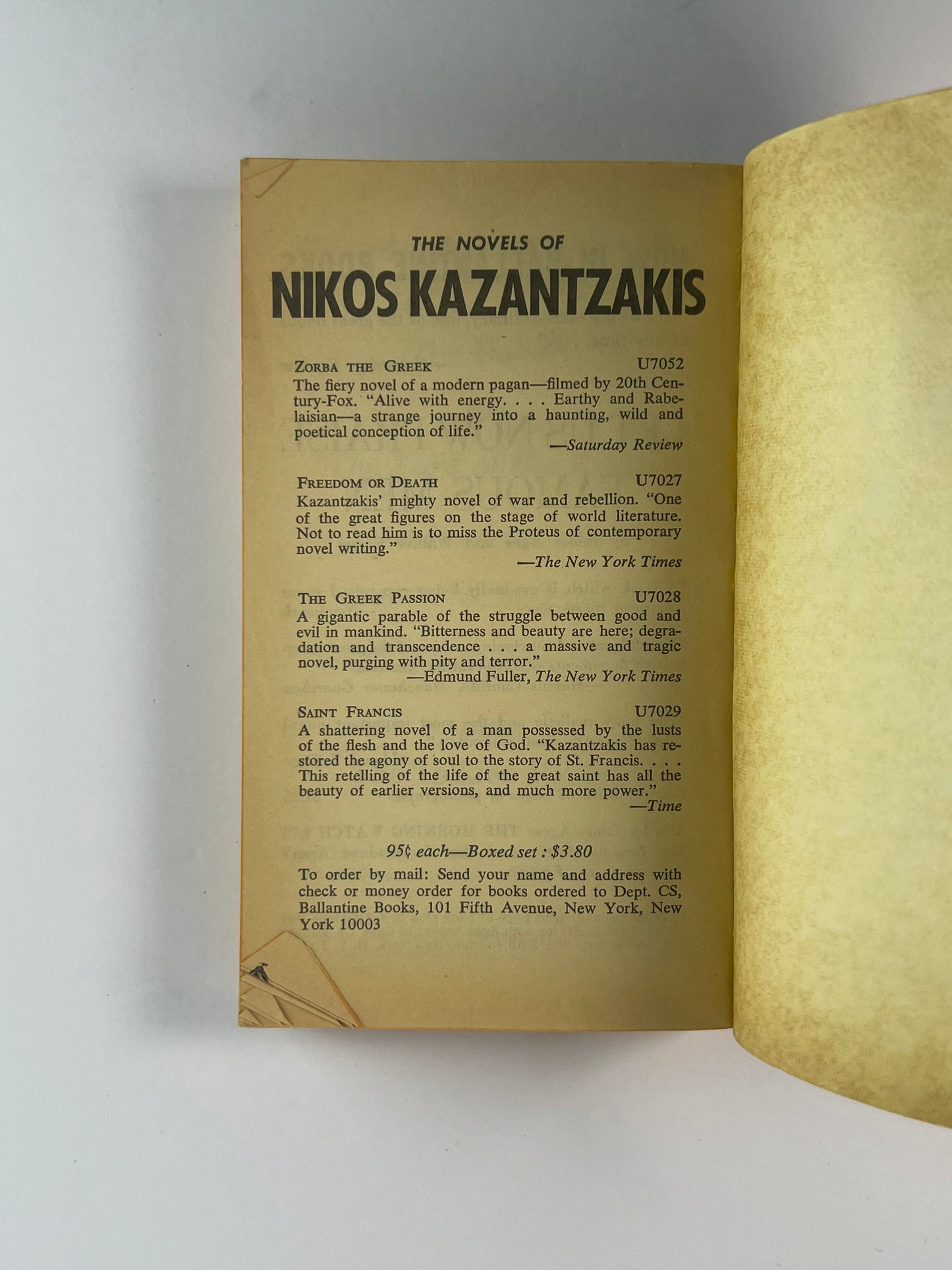 Vintage Paperback - Mistress of Mistresses - E. R. Eddison - 1967