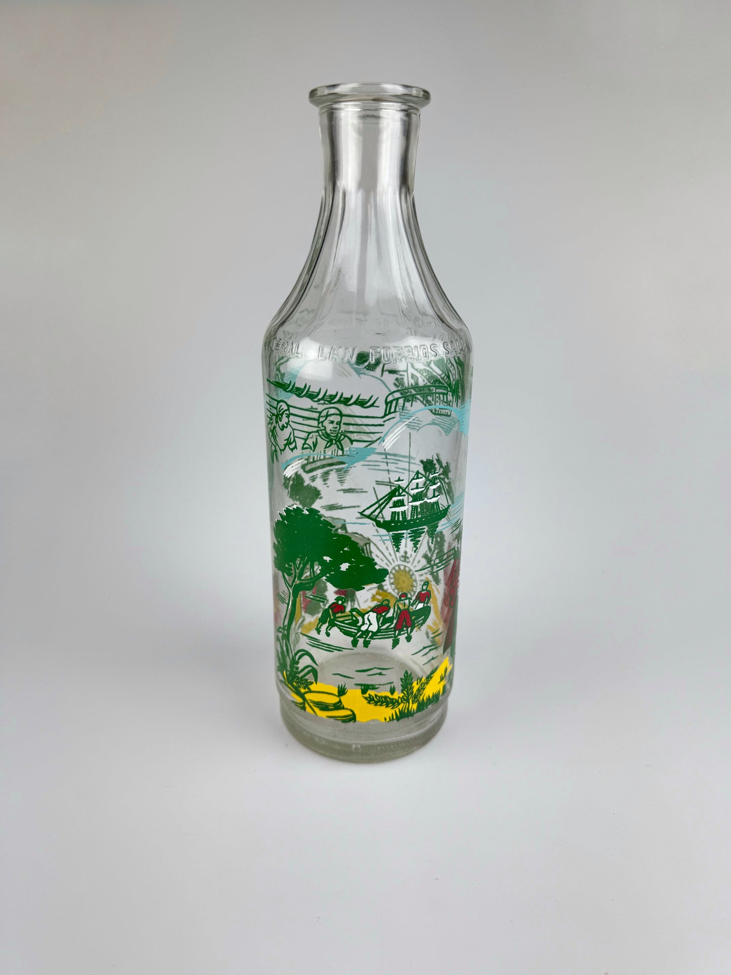 Vintage Owens Illinois Decanter Bottle - Prohibition Pirates