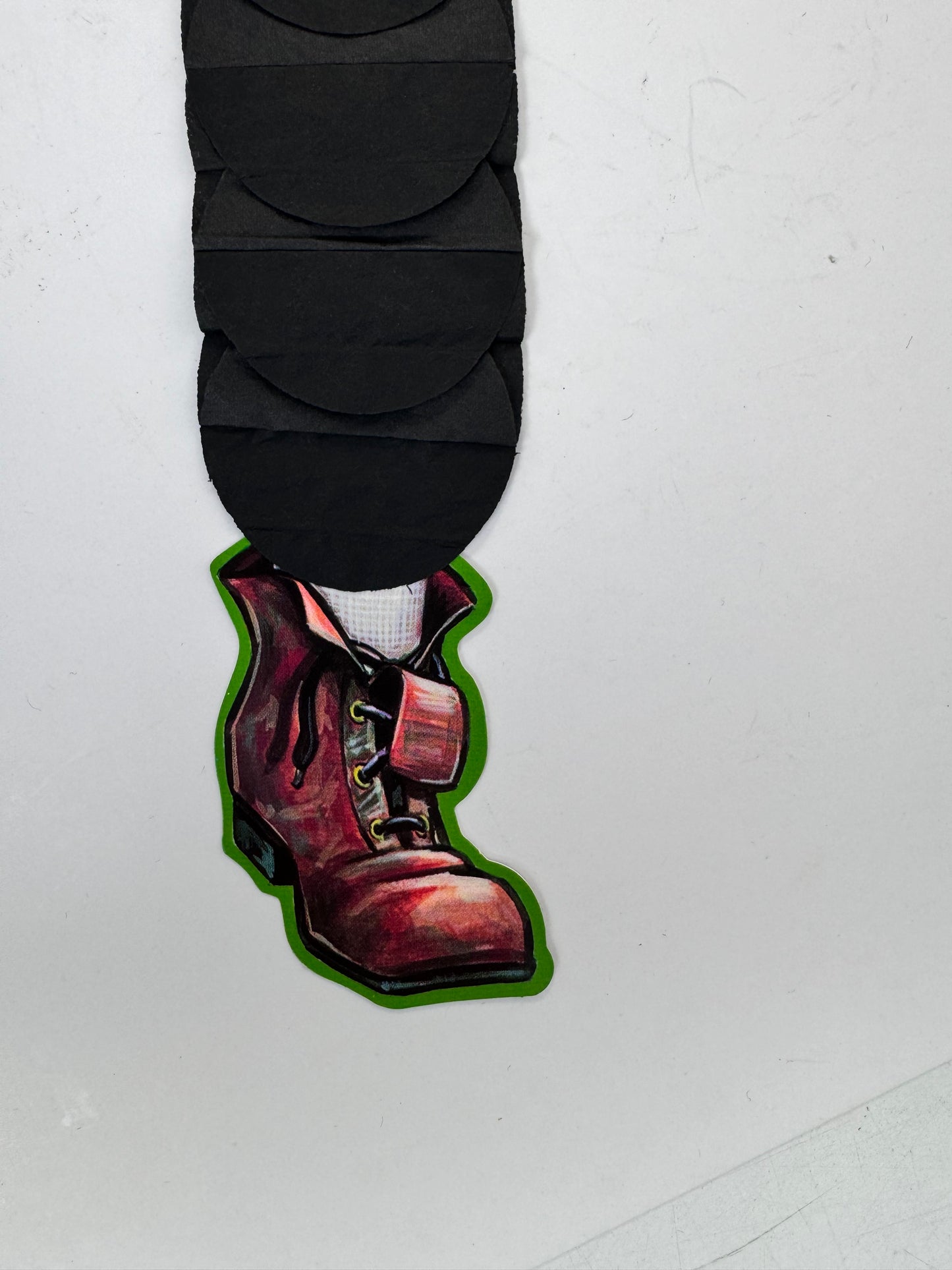 Vintage Halloween Decoration - Beistle 1990s Action Dancer Crepe Paper Die Cut - Frankenstein