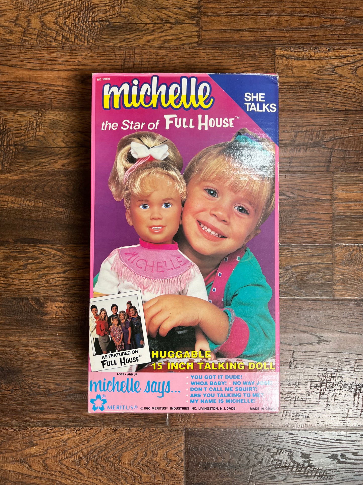 Vintage Collectibles - Michelle Tanner 15 Inch Talking Doll - Full House - Open Box - Meritus - 1990