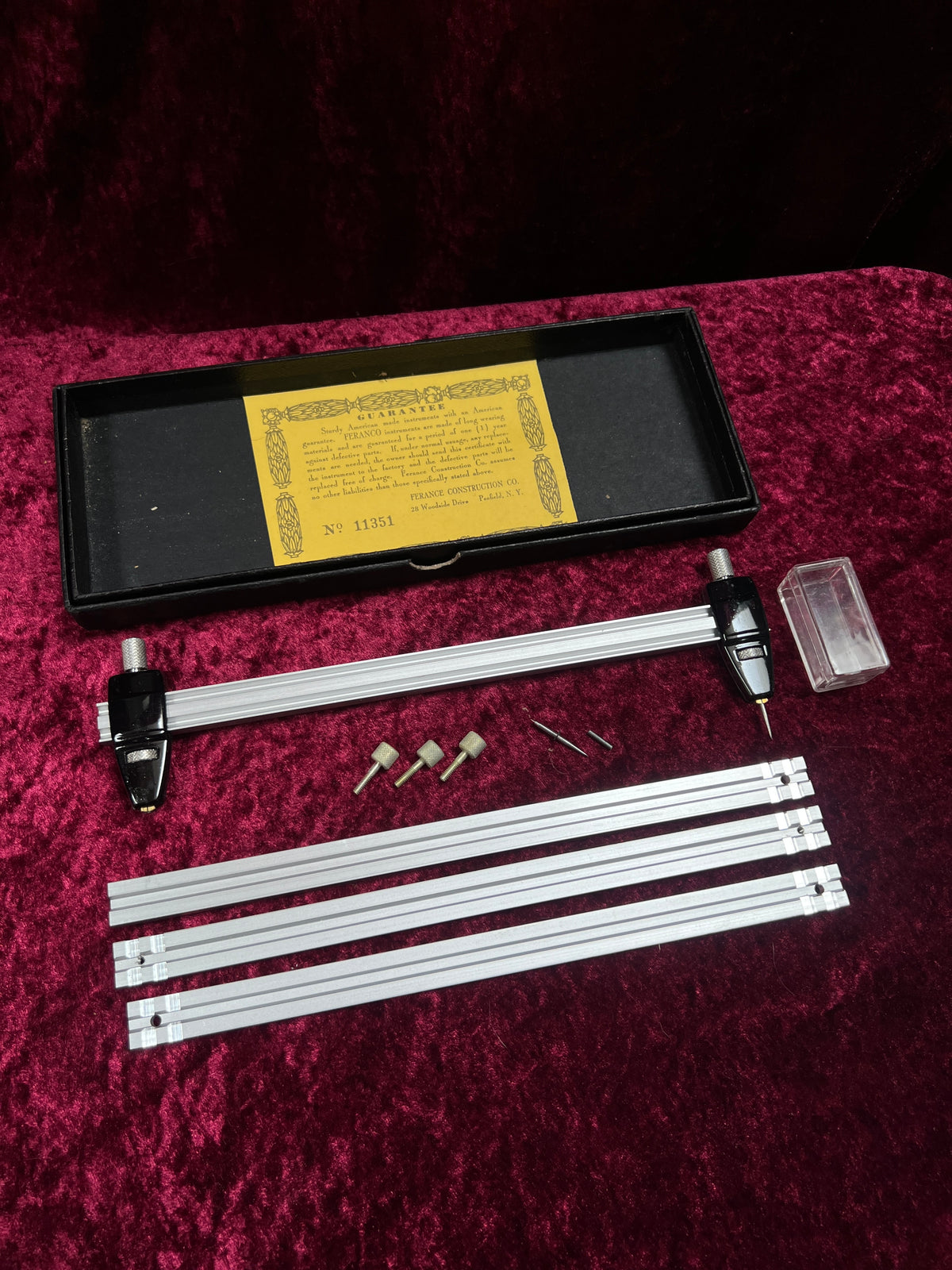 Vintage Drafting Template Set - Berol RapiDesign Ellipse and Lettering Guides