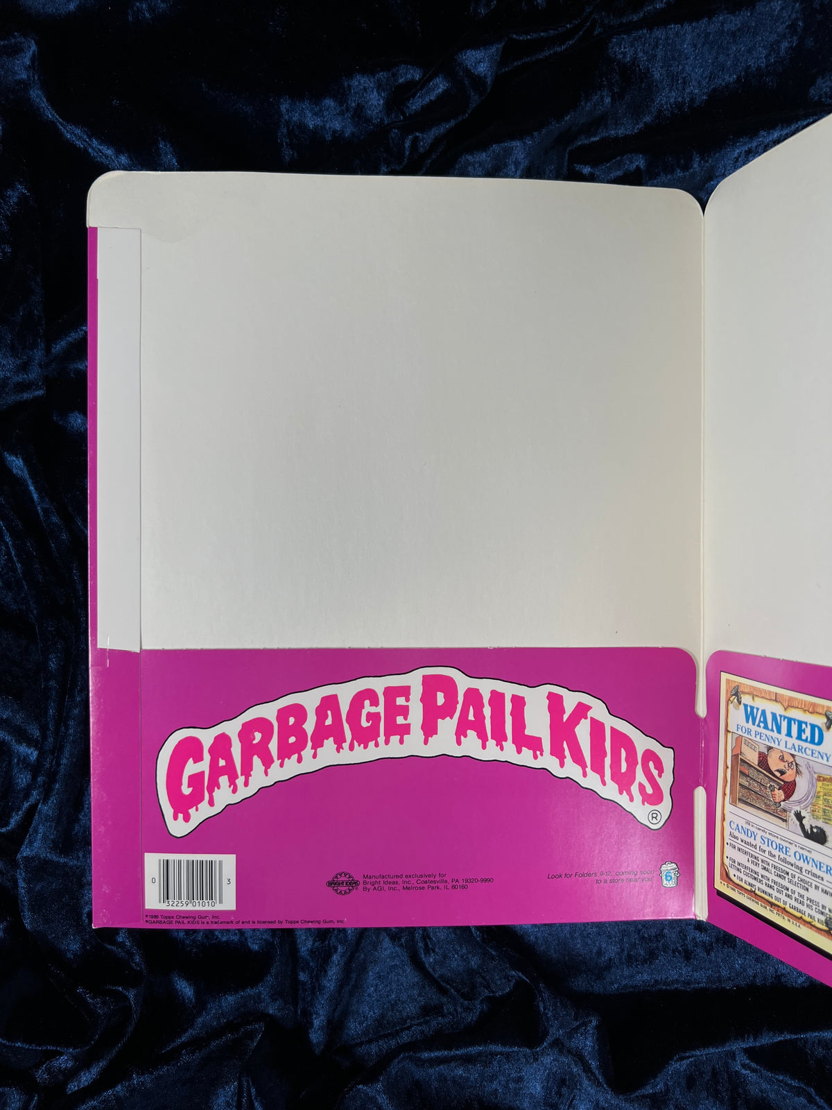 Vintage Garbage Pail Kids Collector Album - 1985 Topps Live Mike and Stormy Heather