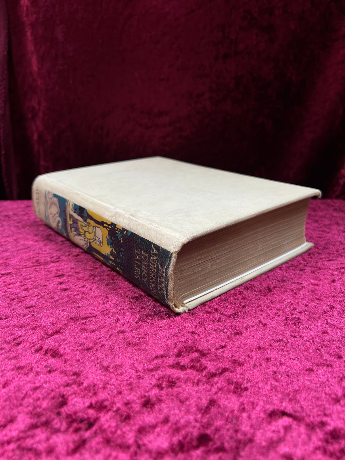 Antique Hans Andersen's Fairy Tales Book - Illustrated Hardcover with Color Plates