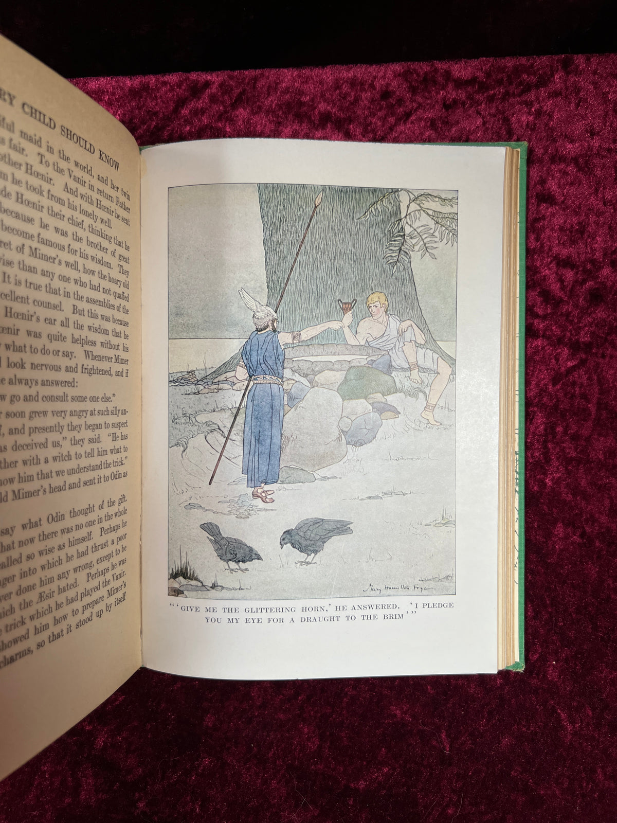 Vintage Myths Every Child Should Know Book - Illustrated Hardcover - Hamilton Wright Mabie