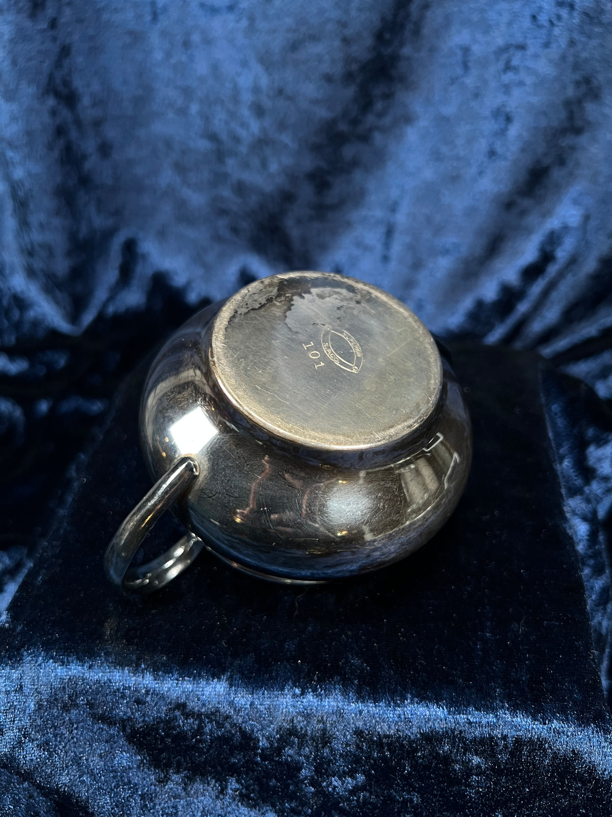 Vintage Silver-Plated Metal Sugar Bowl and Creamer Set - Superior Silver Plate Company