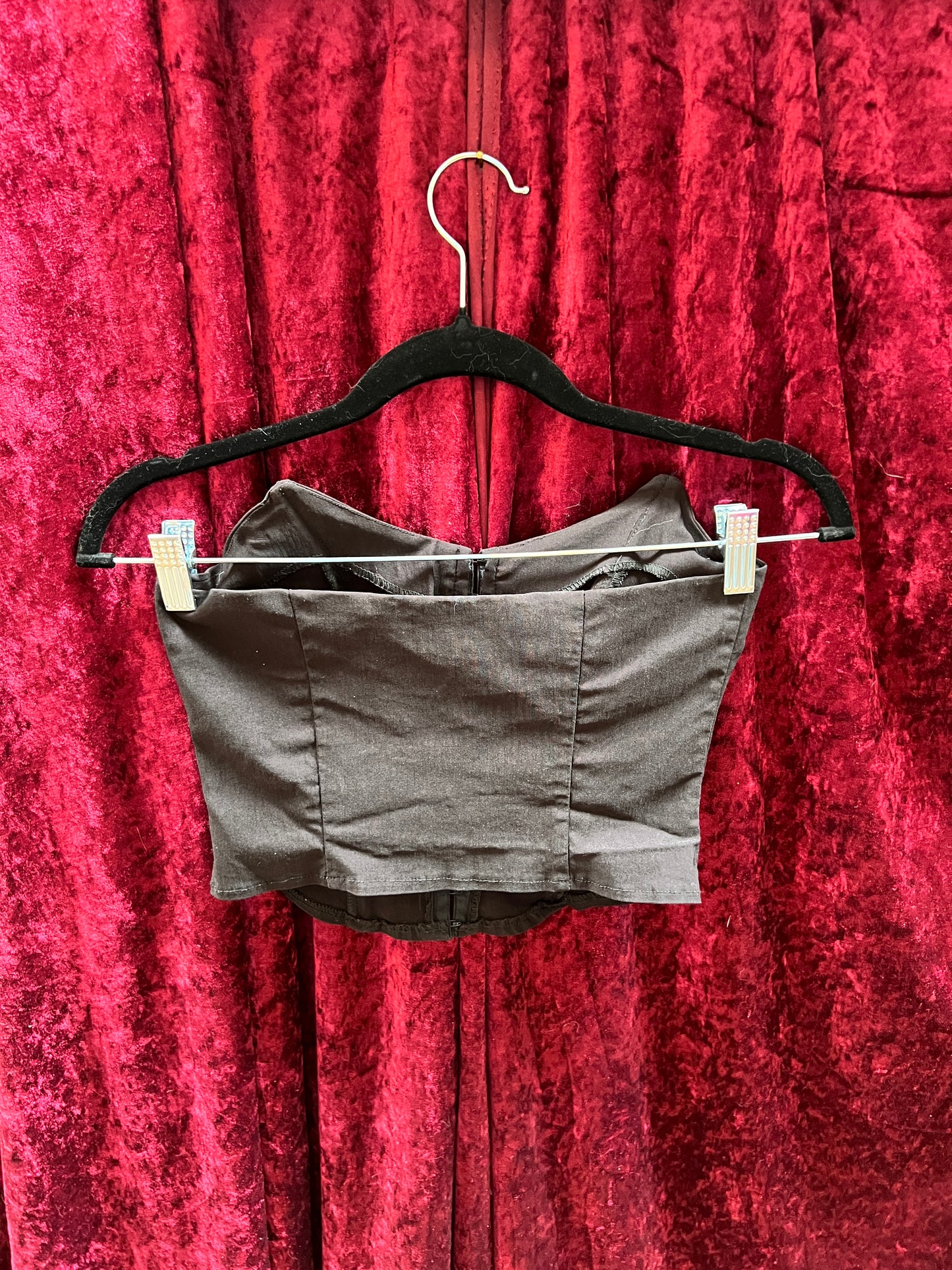 Vintage Clothing - y2k Bodice - Black - X-Small - Clockhouse