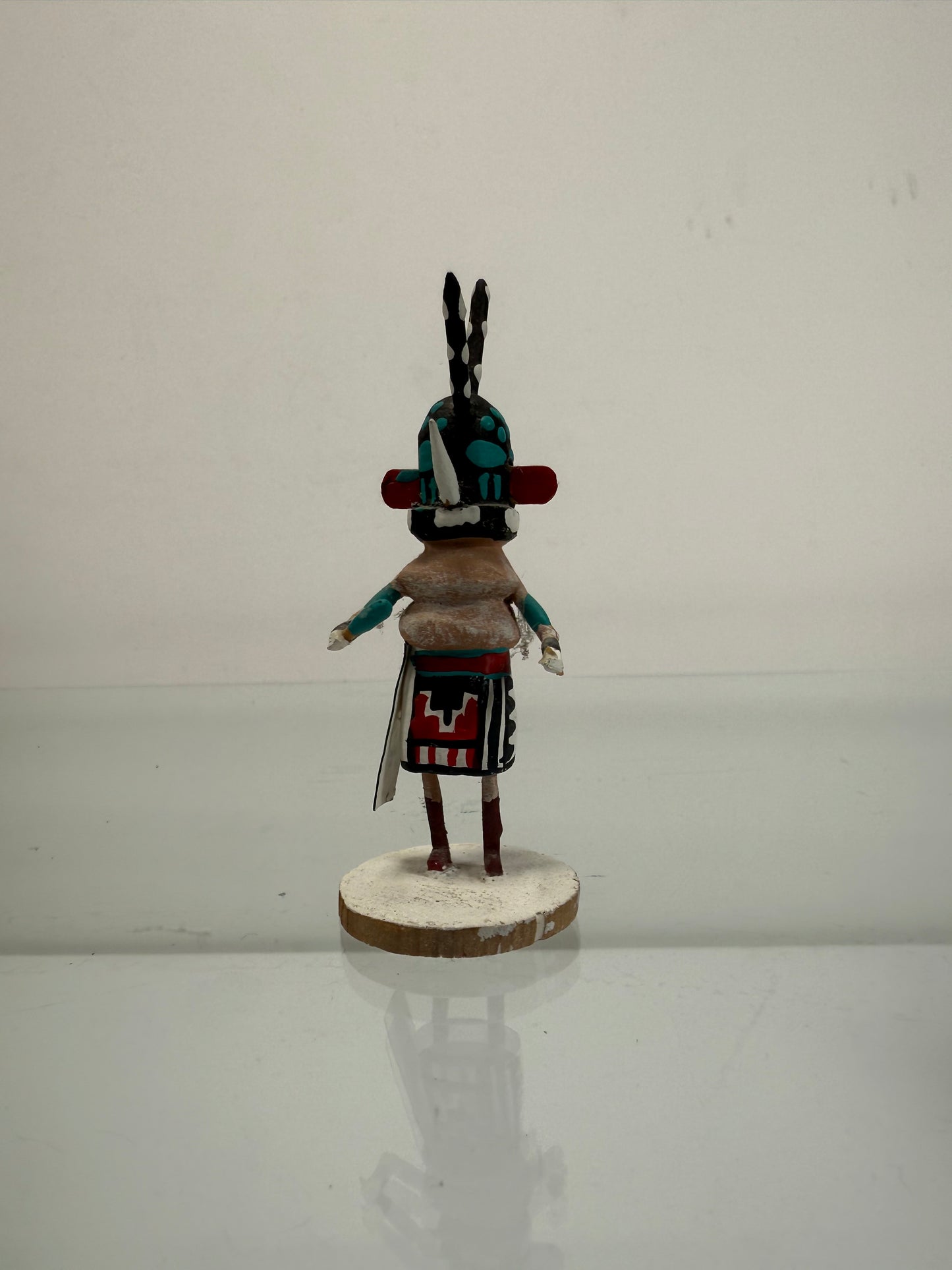 Vintage Kachina Doll - 3.5" Tall Hopi Miniature - Hand Painted by Gordon Crook