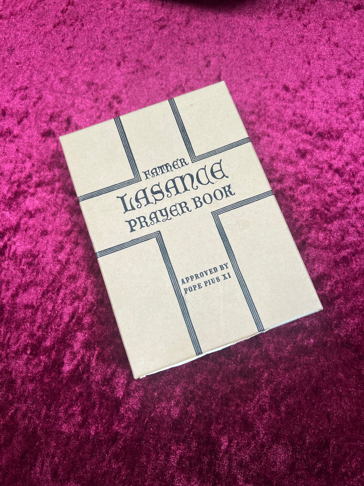 Vintage Religio - Prayer Book - Father Lasance Happiness In Goodness - 1953