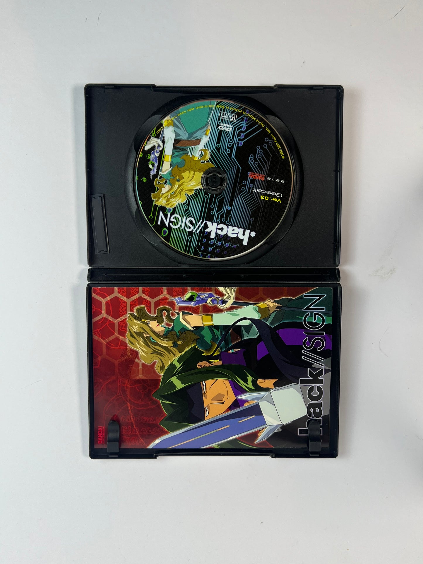 DVD - .hack// SIGN - Volume 3: Gestalt - English / Japanese - Bandai Entertainment - 2003 (Copy)