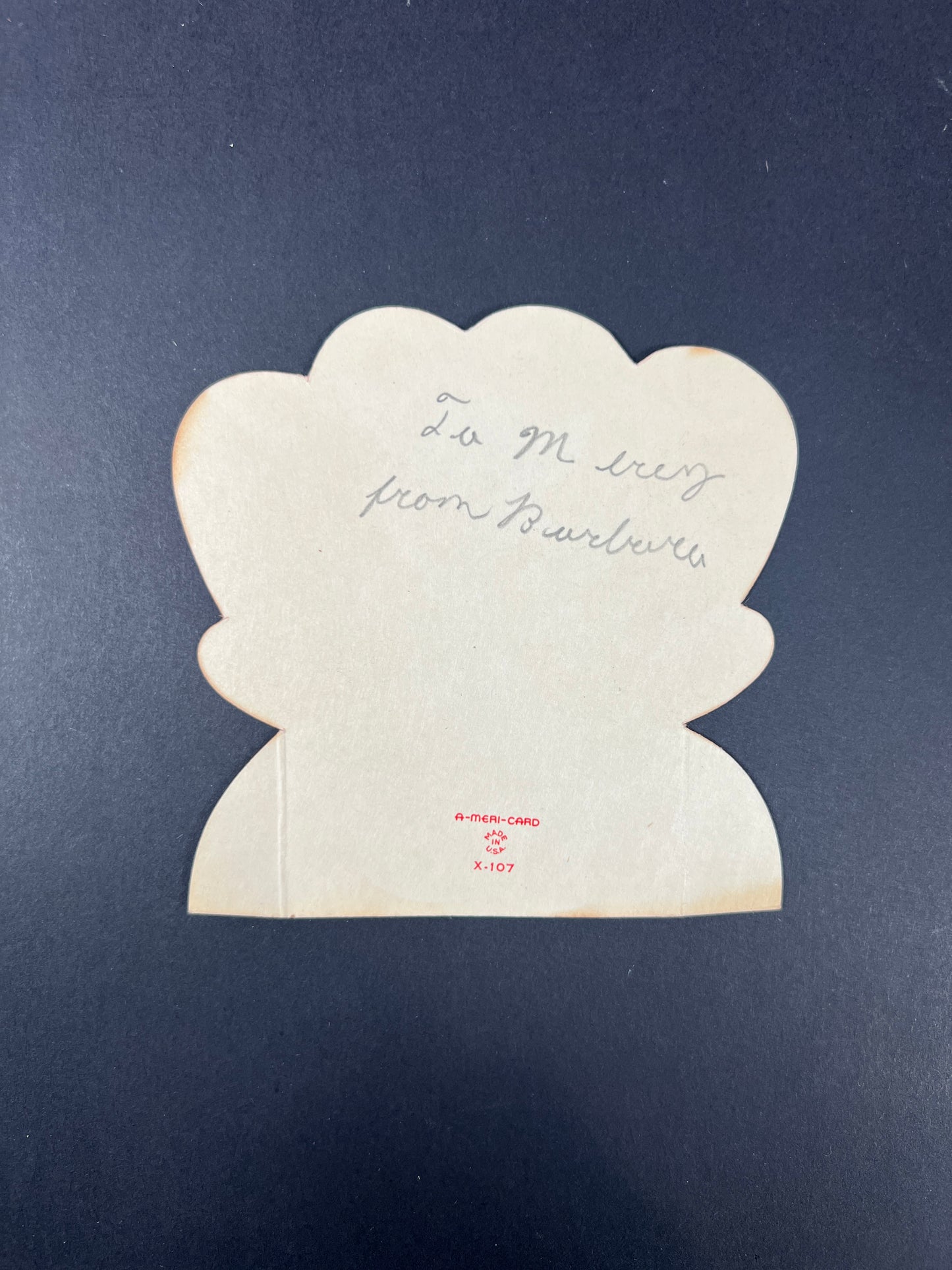 Vintage Ephemera - Valentine’s Day Card - Just Trampin’ Along - A-Meri-Card