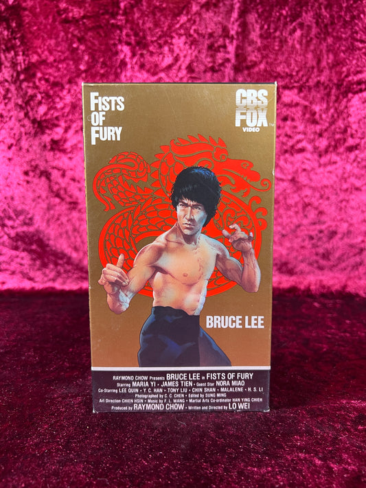 VHS - Bruce Lee in Fists Of Fury - 1971