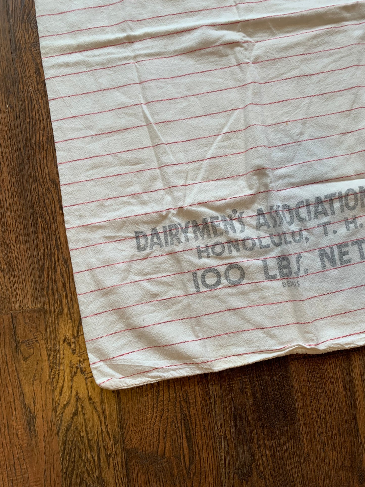 Vintage Advertisement - Sugar Sack - Dairymen’s Association - Honolulu, T.H.