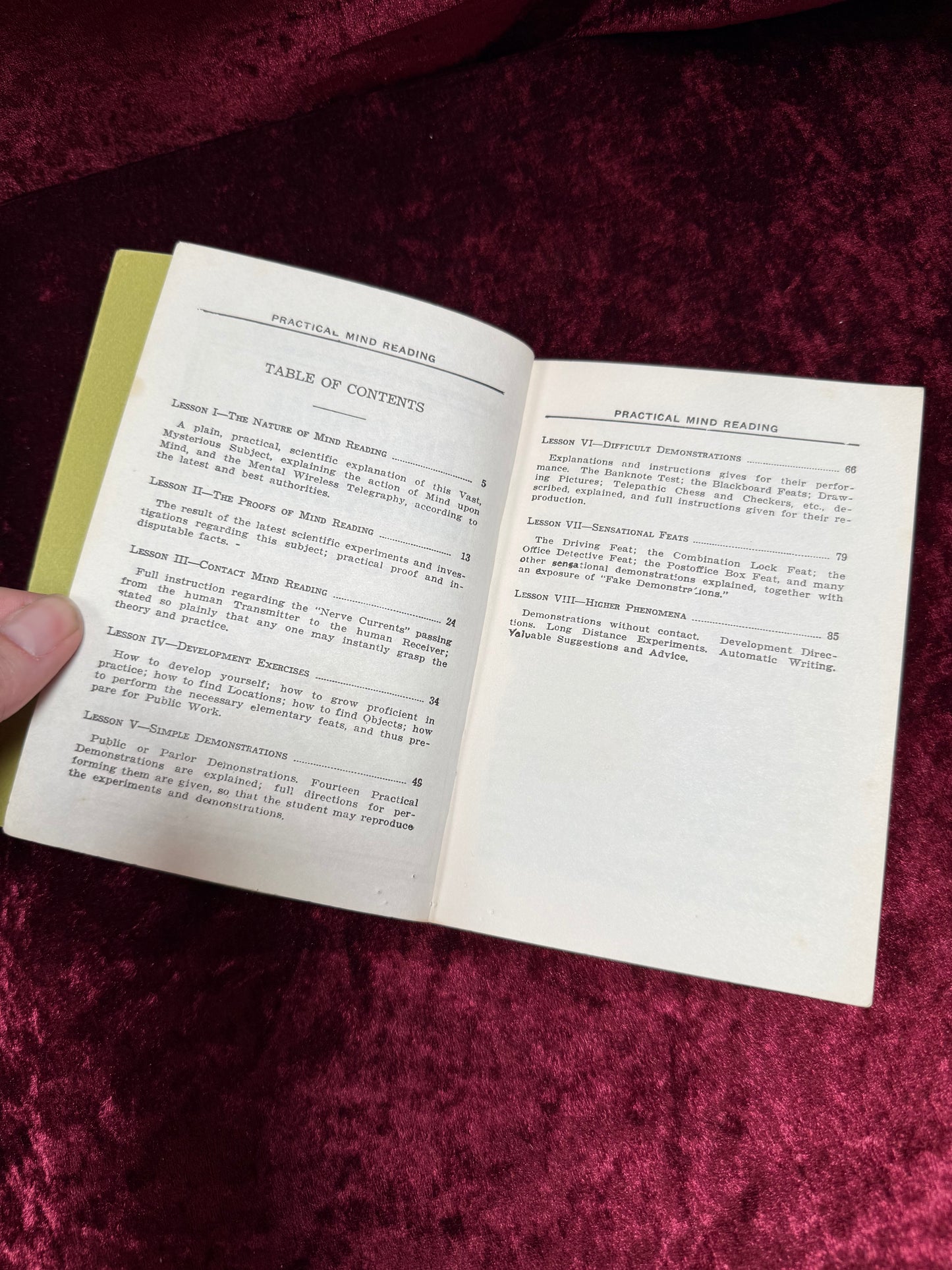 Vintage Paperback Book - Practical Mind Reading - William Walker Atkinson