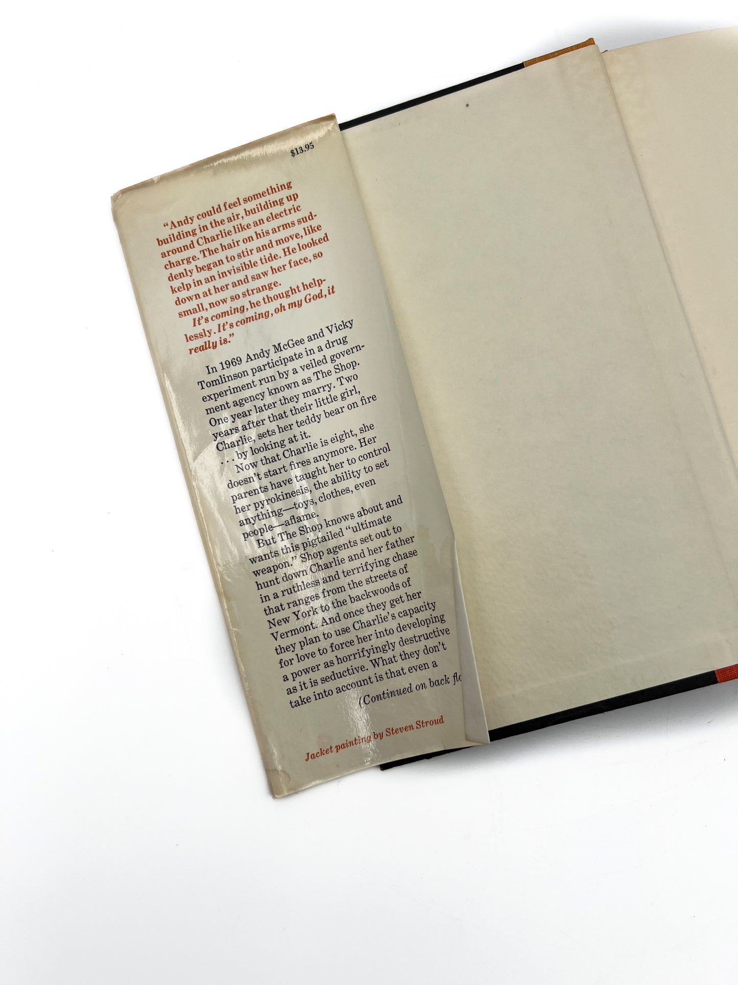 Vintage Hardcover - Firestarter- Stephen King - 1980 Viking Press