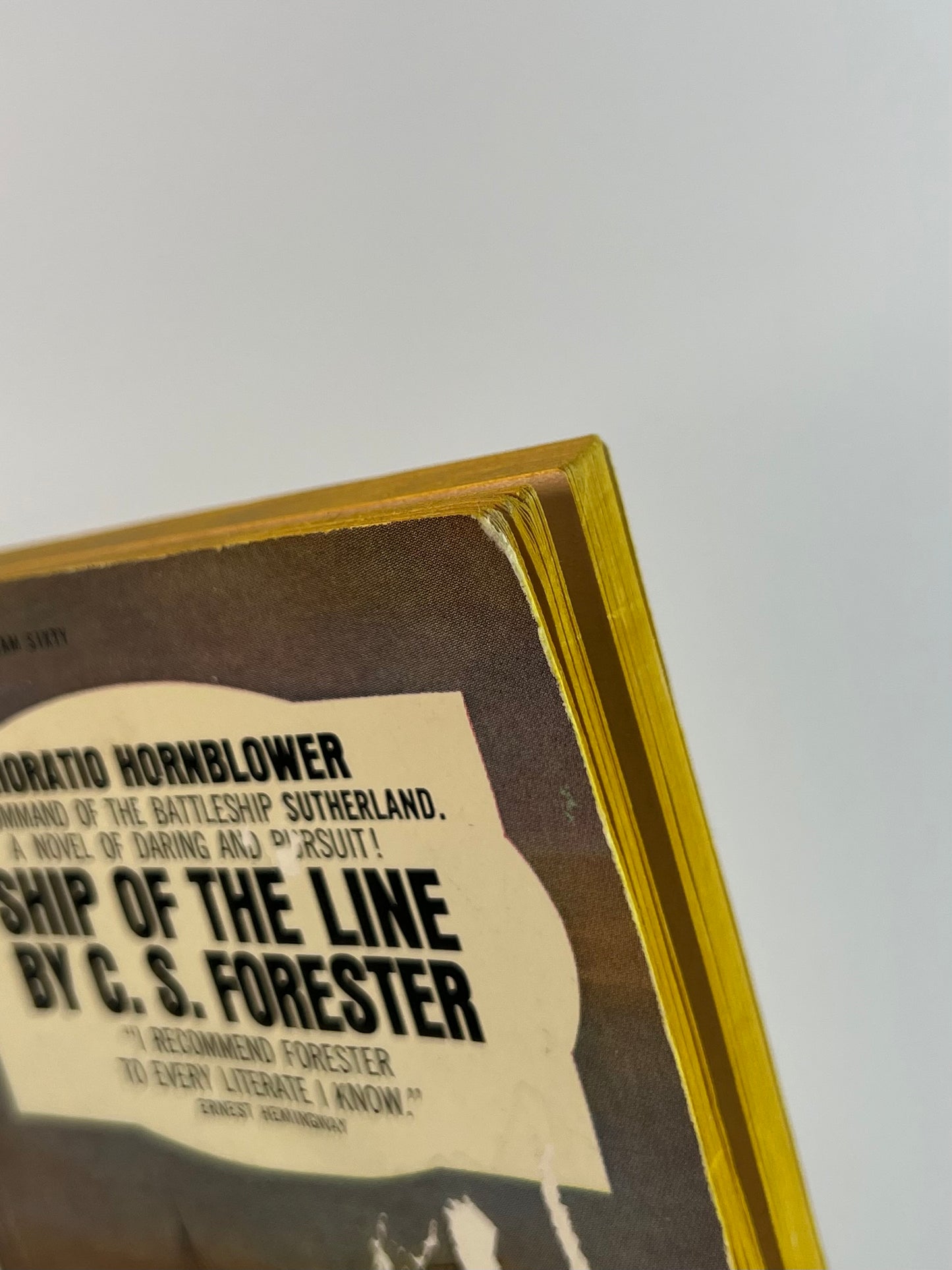 Vintage Paperback - Ship of the Line - C.S. Forester - 1964 Bantam Books (Damaged Cover)