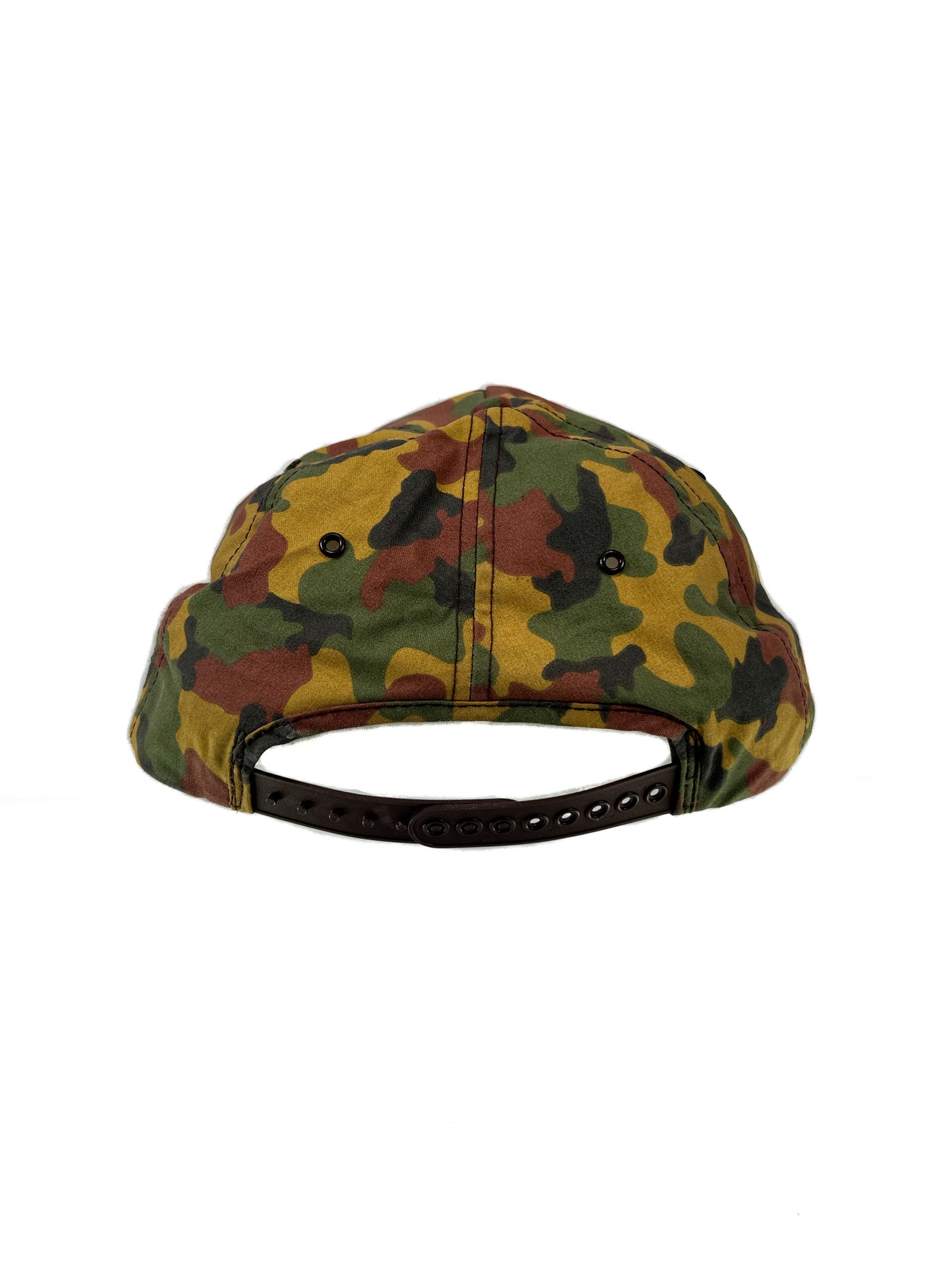 Vintage Accessories - Snap Back Trucker Hat - Camel Cigarettes - Green Camouflage - K Products - Made In U.S.A.