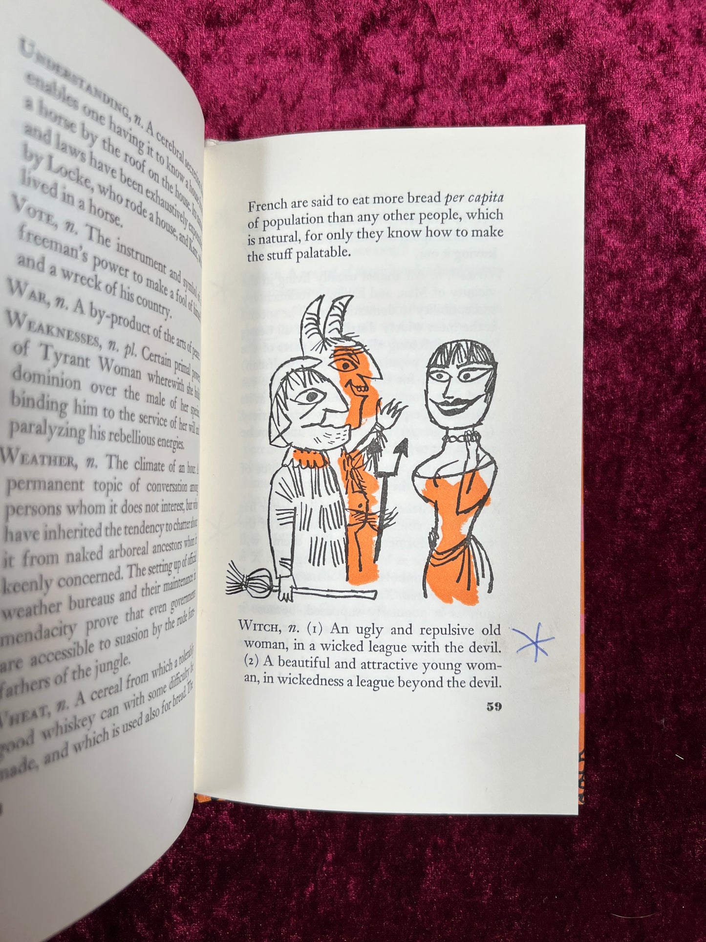 Vintage Paperback - The Devil's Dictionary - Ambrose Bierce - 1958