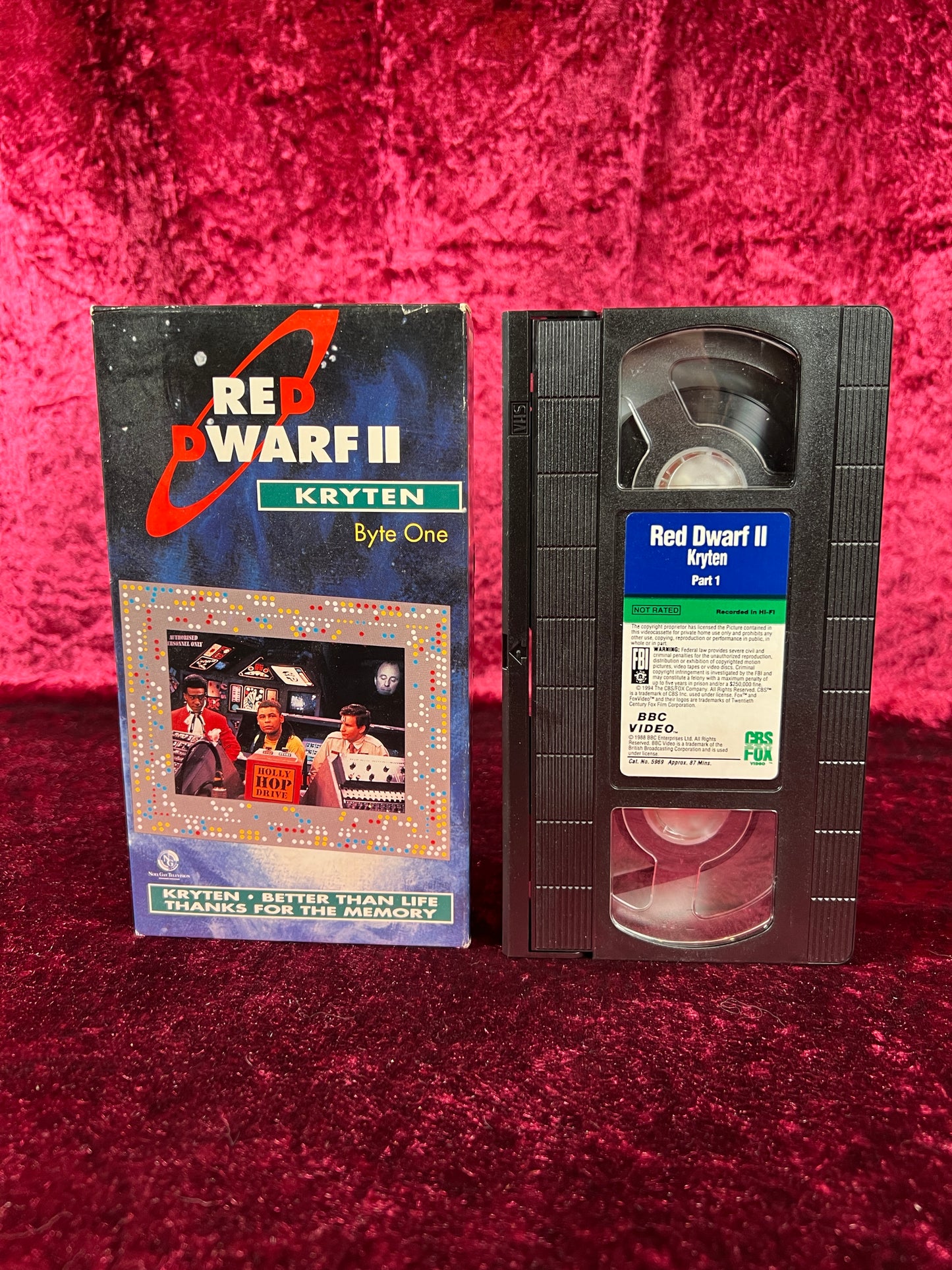 VHS - Red Dwarf III: Kryten Byte One - 1988