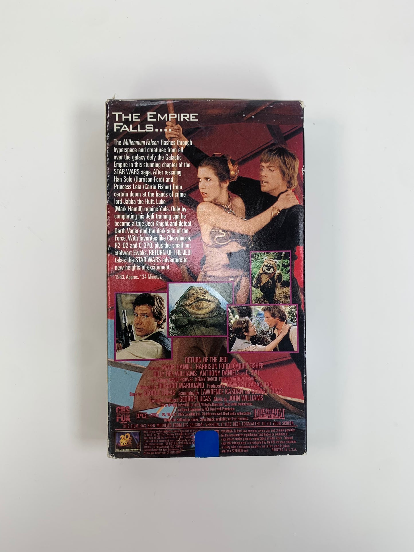 VHS - Star Wars: Return Of The Jedi - 1983