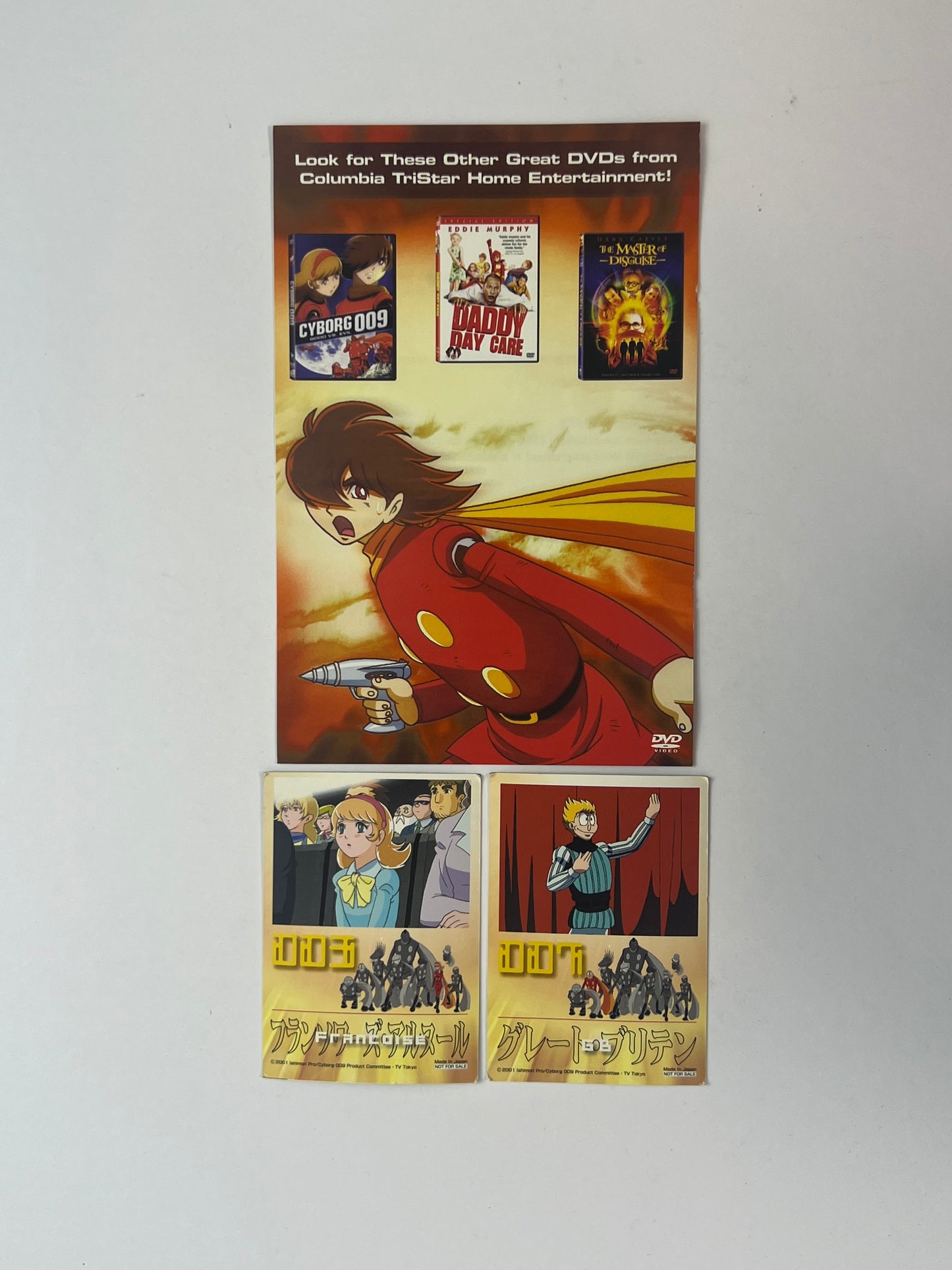 DVD - Cyborg 009 - Volume 1: The Battle Begins - English / Portuguese / Spanish - 2004