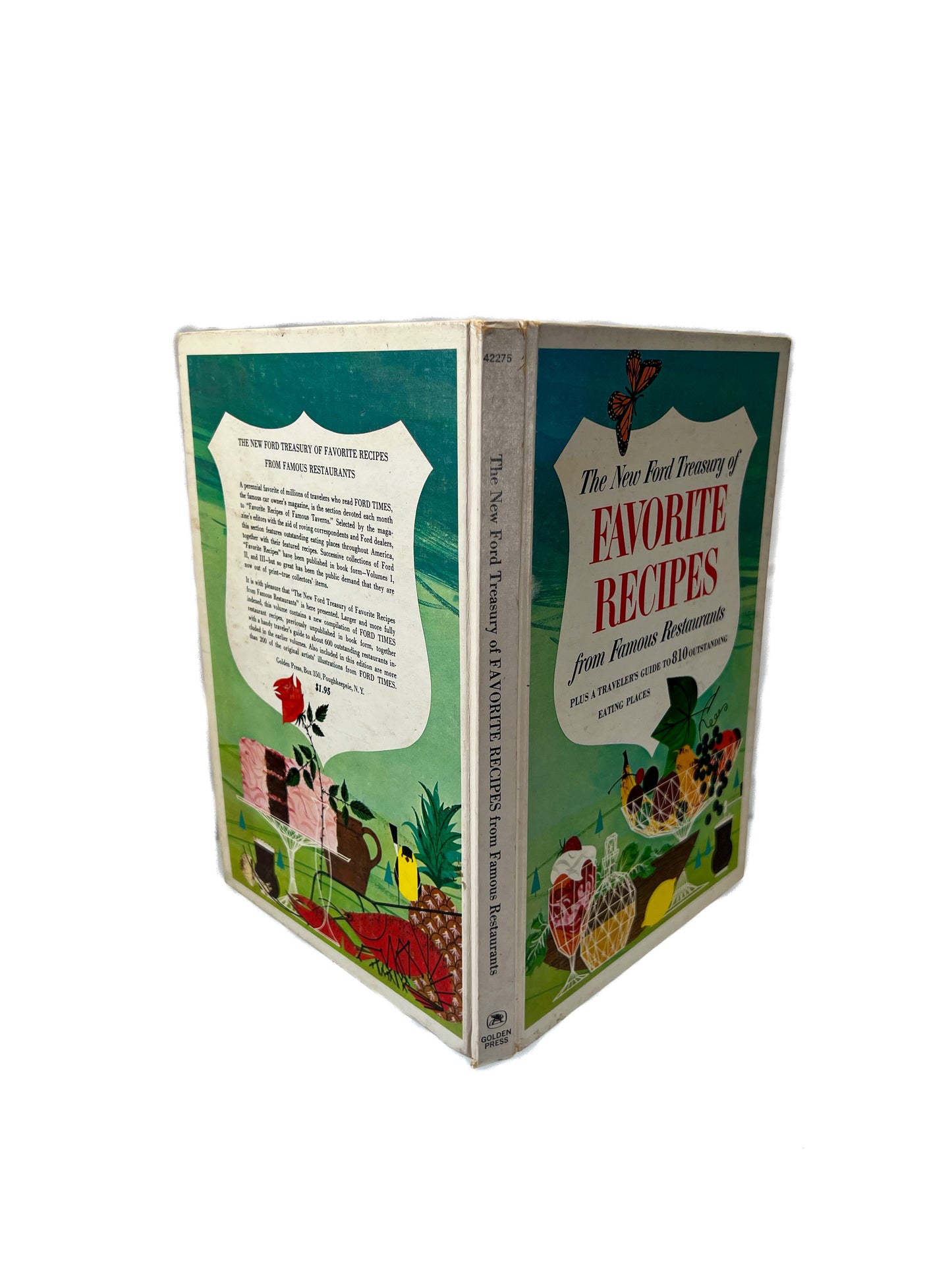 Vintage Cookbook - The New Ford Treasury of Favorite Recipes from Famous Restaurants - 1963 Ford Motor Company