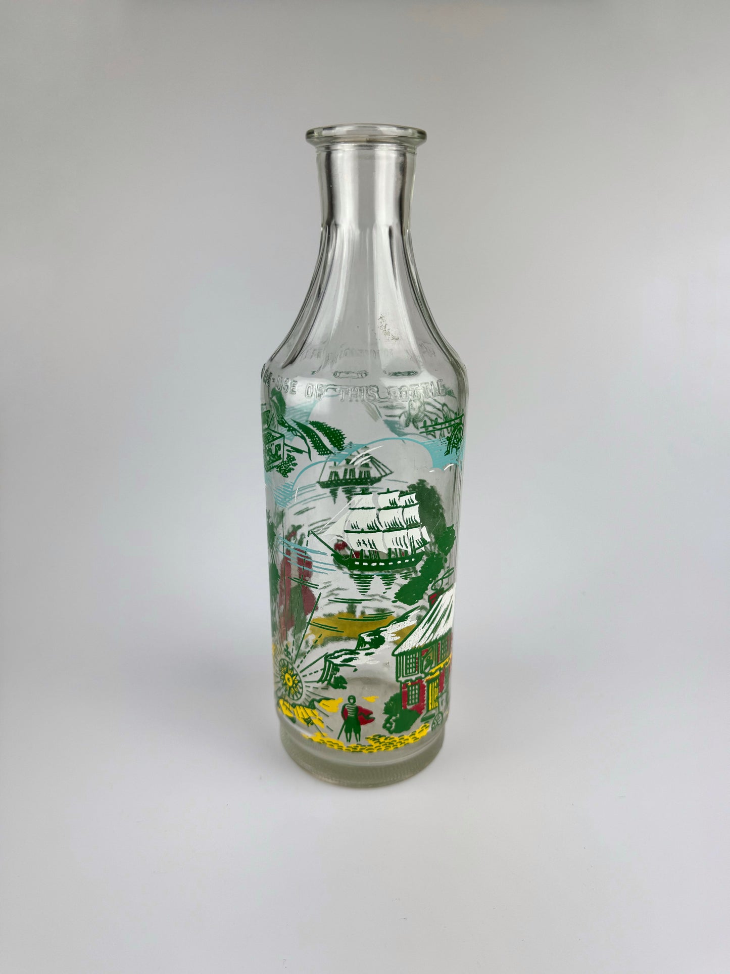 Vintage Owens Illinois Decanter Bottle - Prohibition Pirates