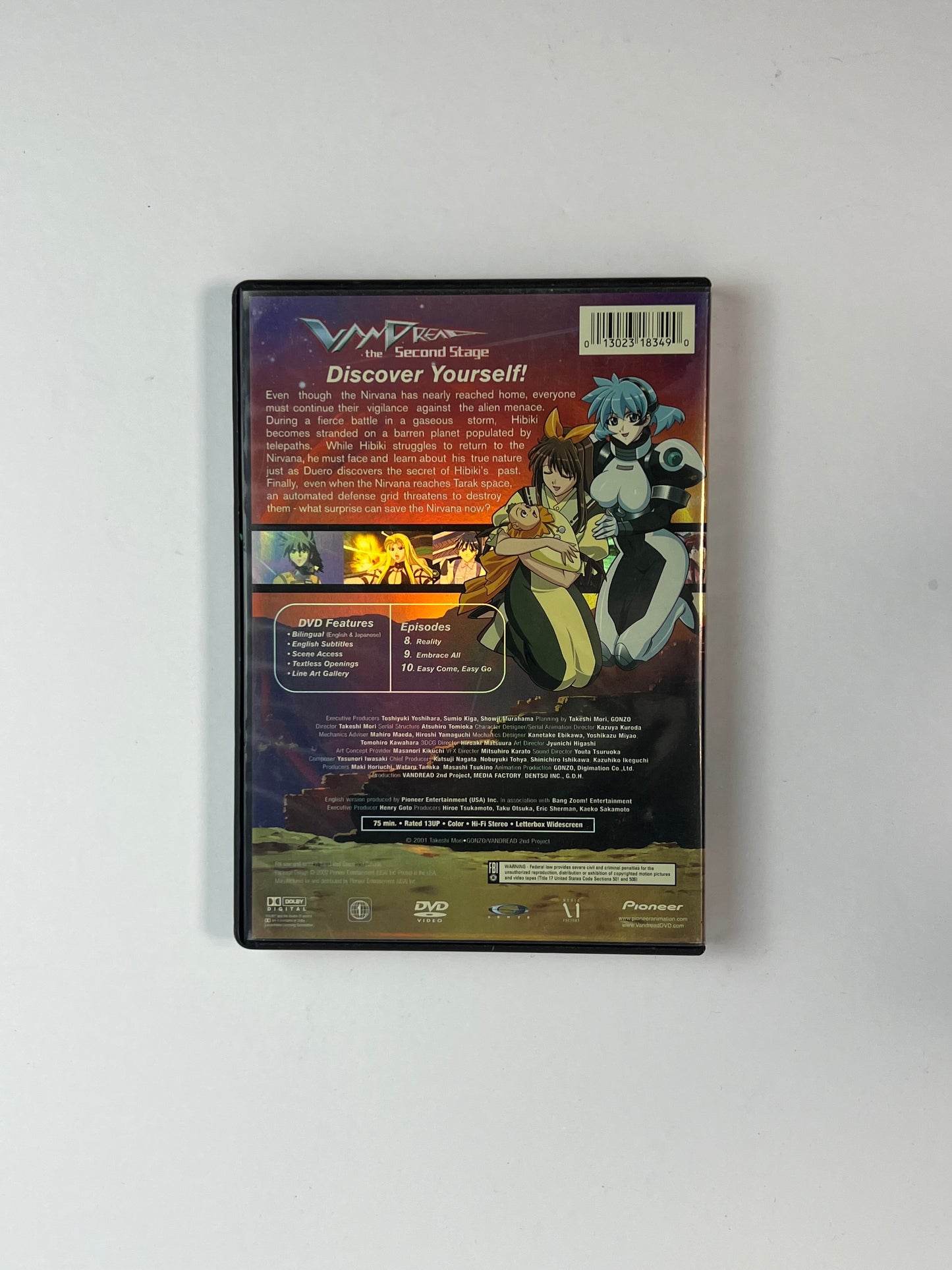 DVD - Vandread: The Second Stage - Volume 3: Revelations - English / Japanese - Pioneer - 2001