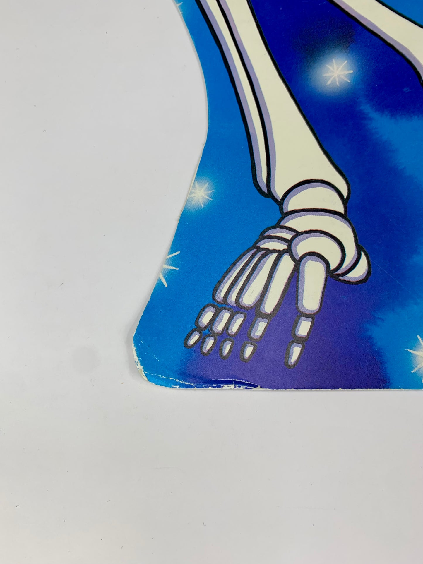 Vintage Eureka Halloween Die-Cut - Double-Sided Dancing Skeleton - Made In U.S.A