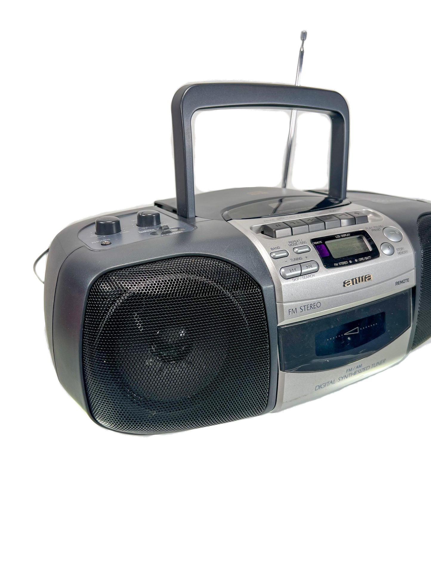 Vintage Electronics - CD / Cassette / Radio Player Boombox - AIWA - CSD-ED20 - 1997