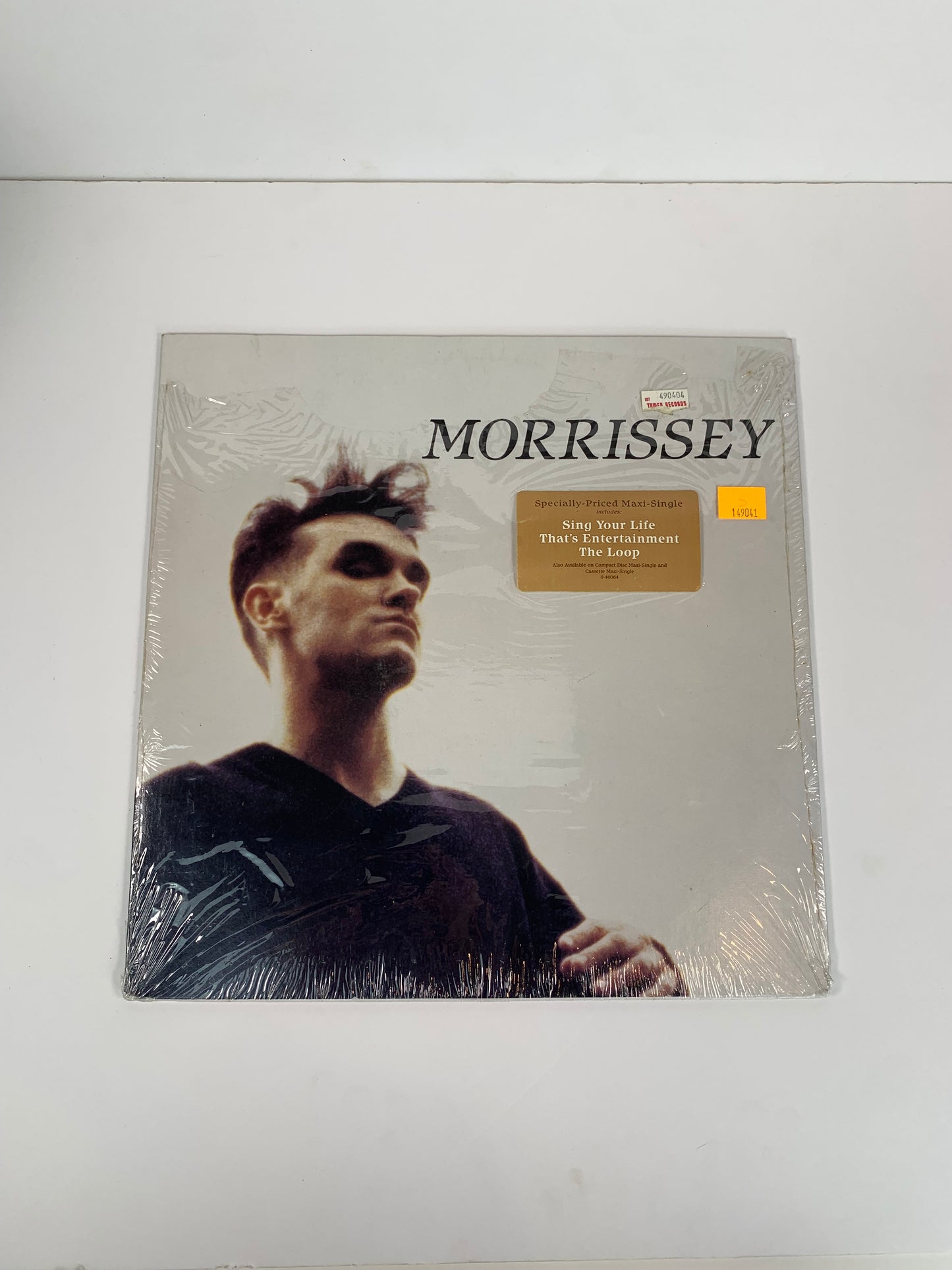 Vintage 12" Vinyl Record - Morrissey - Sing Your Life