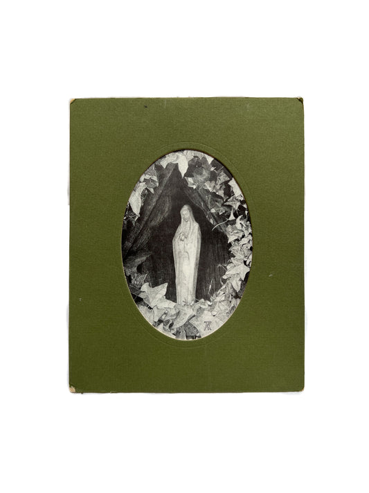 Vintage Religio - Matted Print - Ivy Madonna - Kenneth Tyler