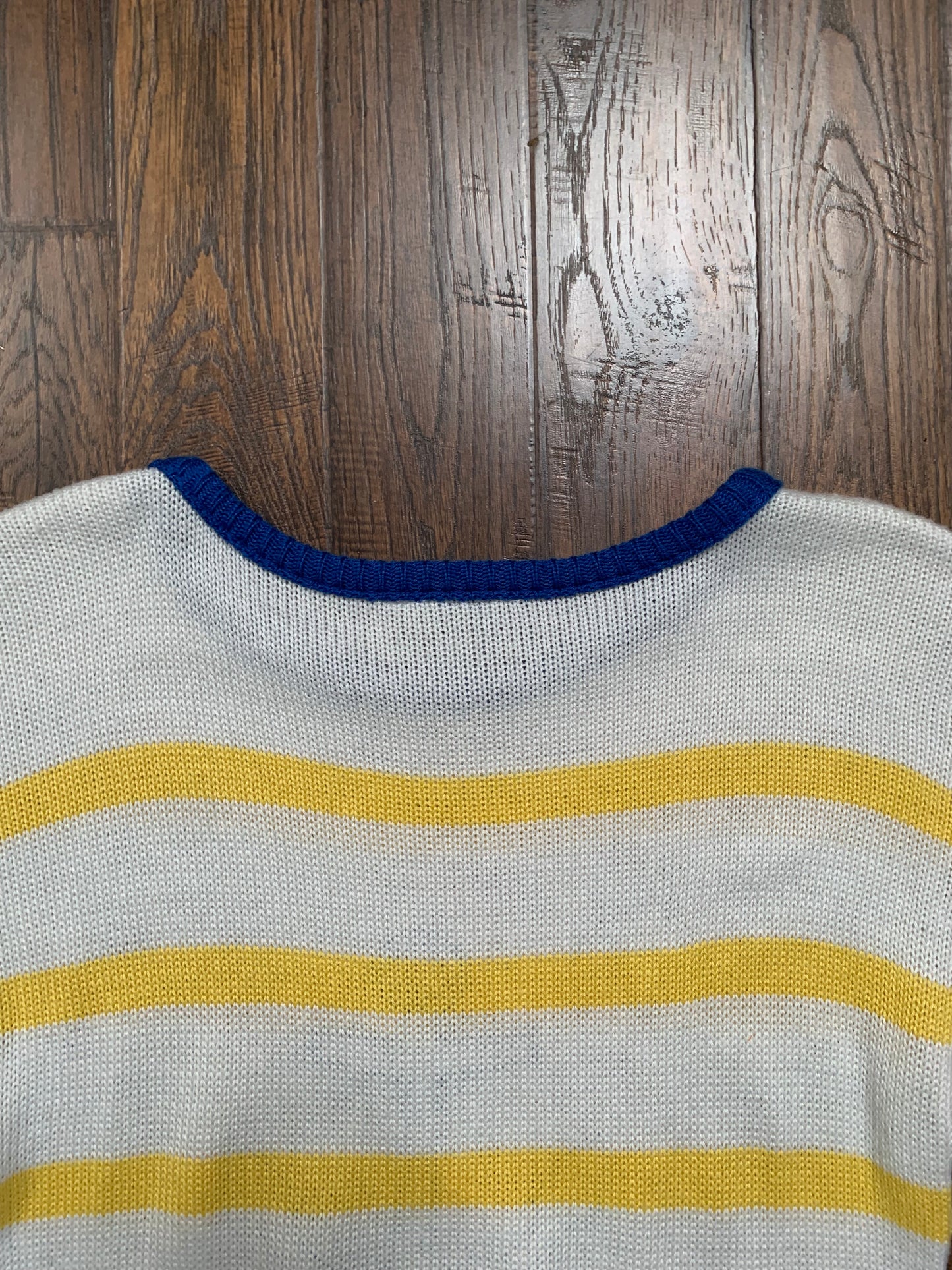 Vintage Clothing - Tunic Sweater - 3/4 Length Sleeves - Nautical Anchor - Catalina - Medium