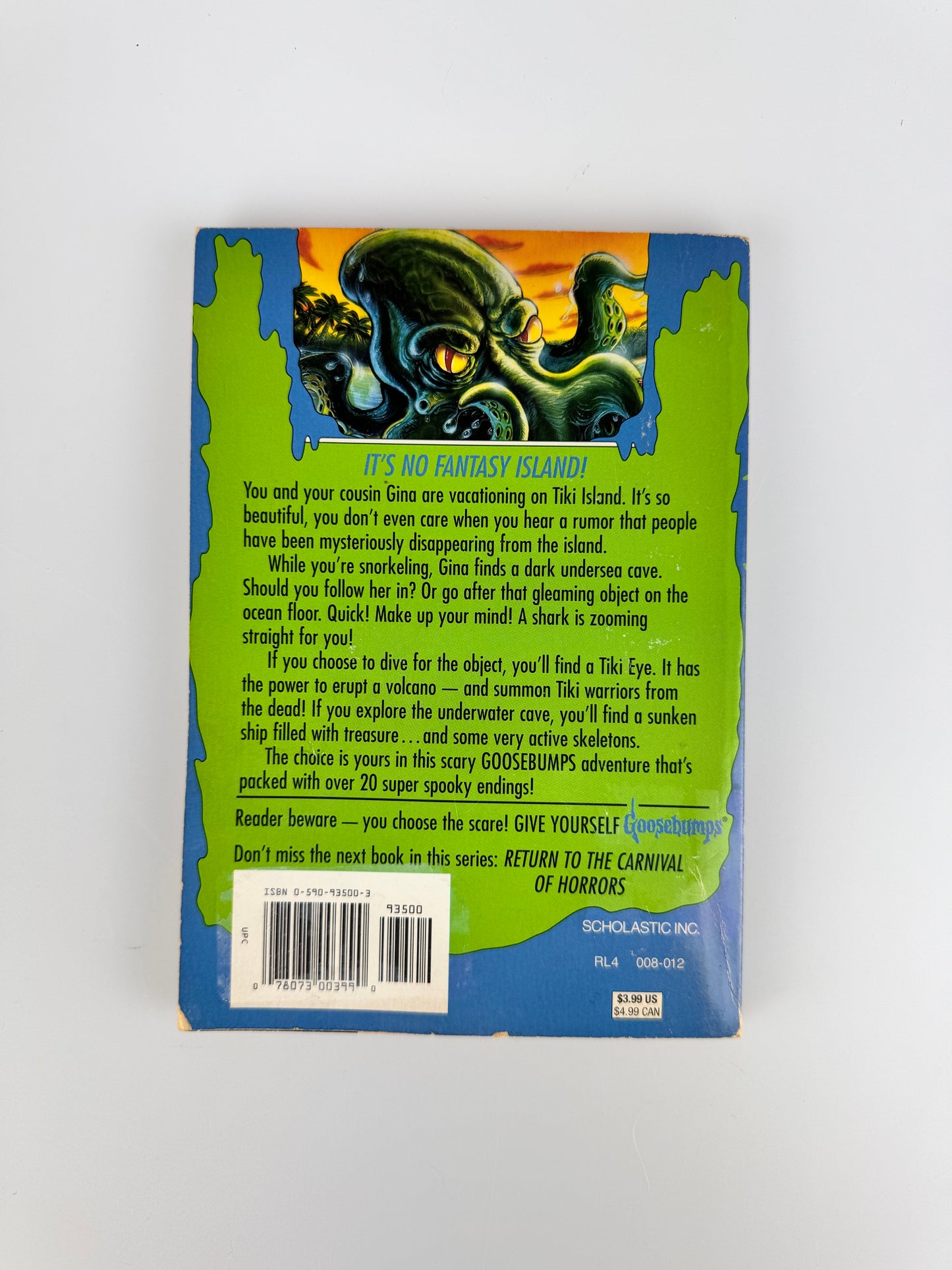 Vintage Horror Paperback - Give Yourself Goosebumps Book | Reader Beware...You Choose The Scare! - R.L. Stine