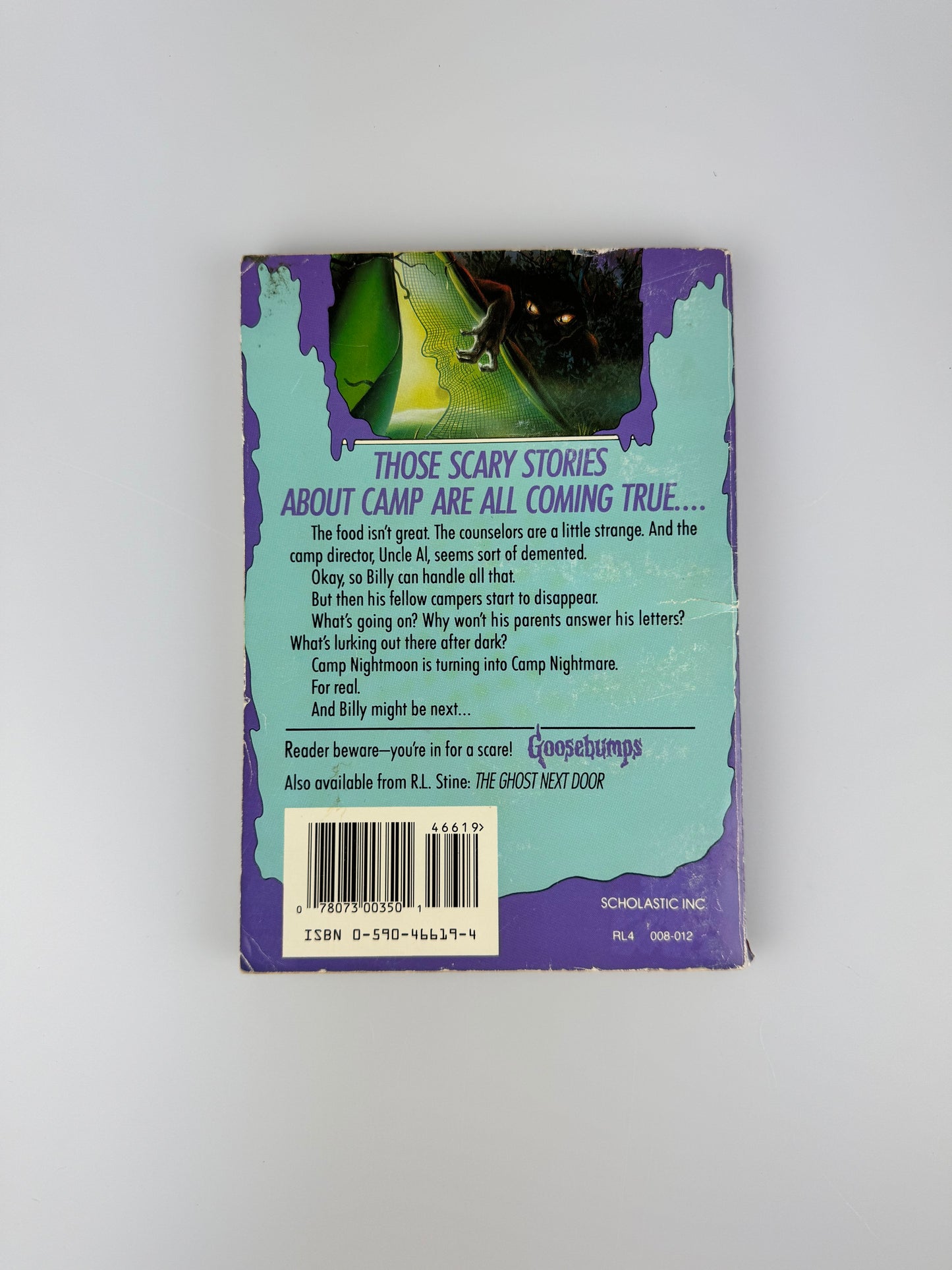 Vintage Horror Paperback - Original 1990s Goosebumps Book - R.L. Stine