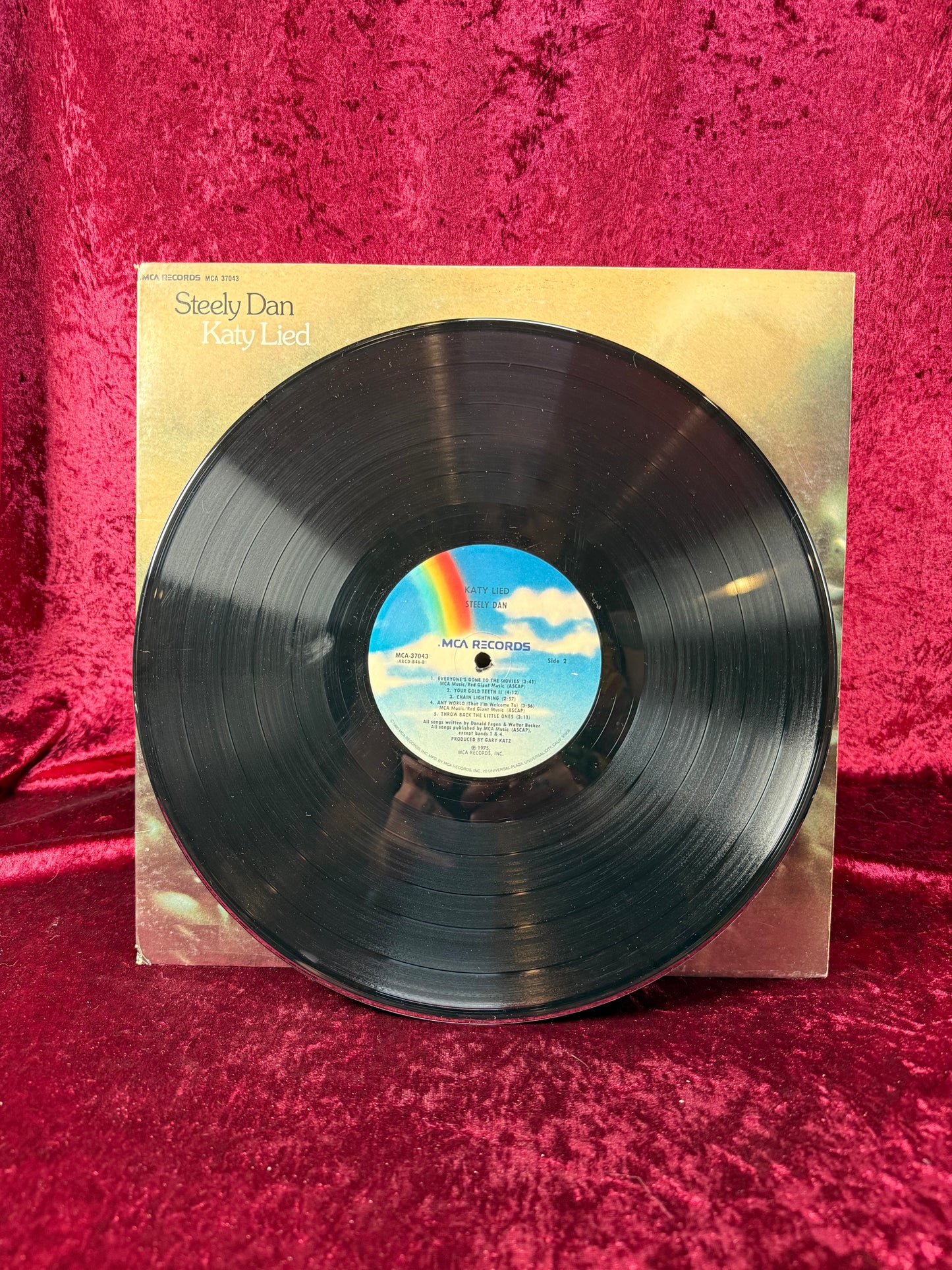 Vintage 12" Vinyl Record - Steely Dan - Katy Lied - MCA Records - 1975